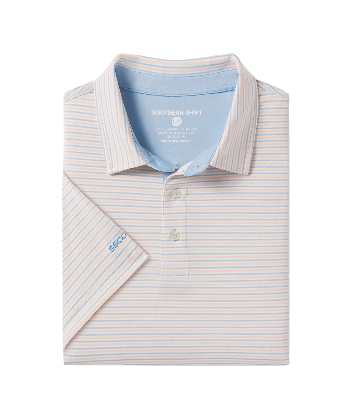 Scoreboard Stripe Polo - Cabana - Image 1