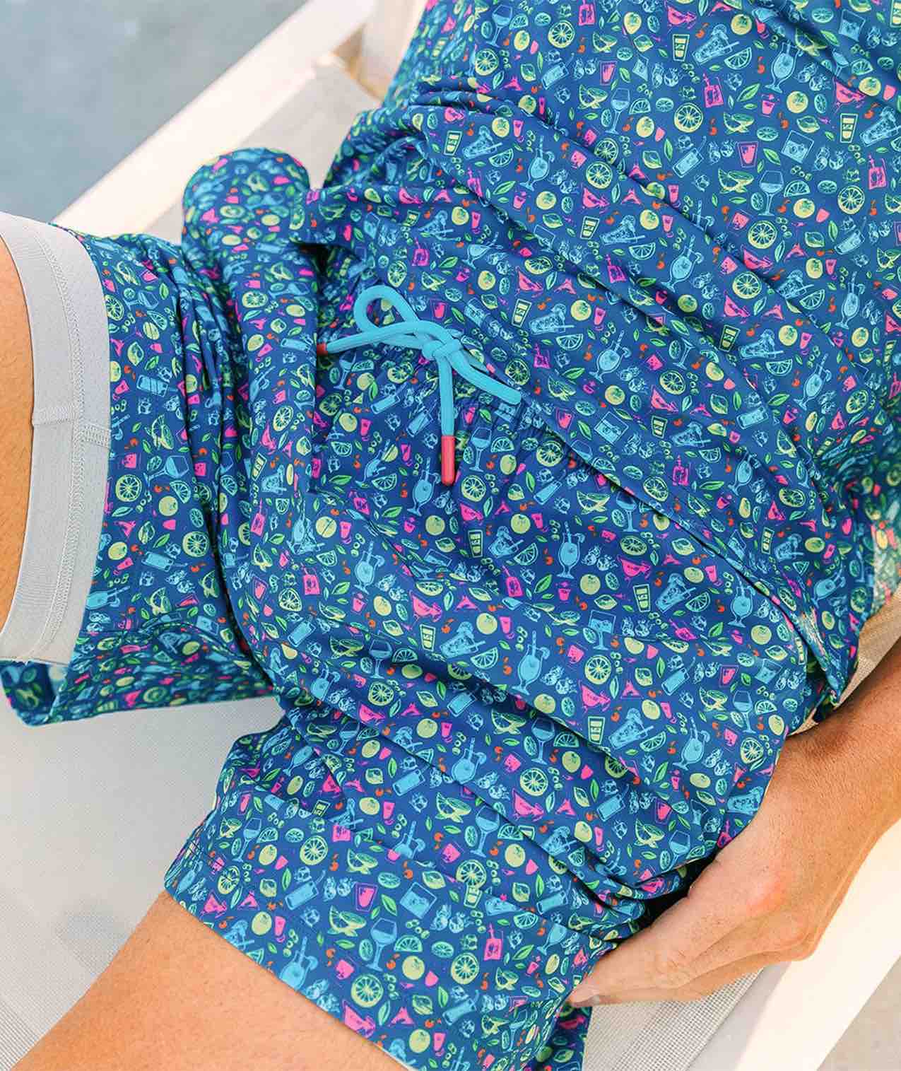 Sunset Sips Swim Shorts