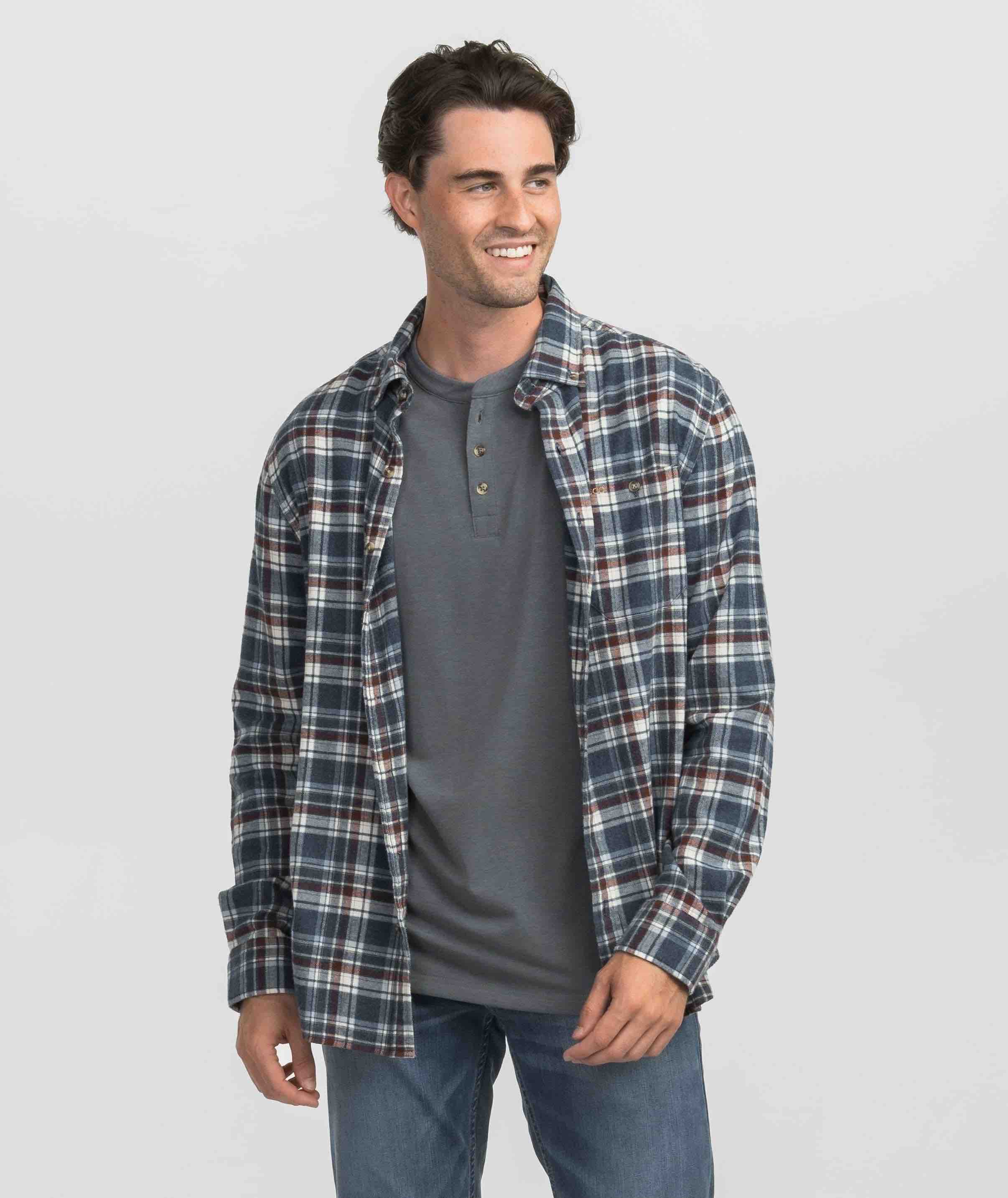 Boone Washed Flannel LS