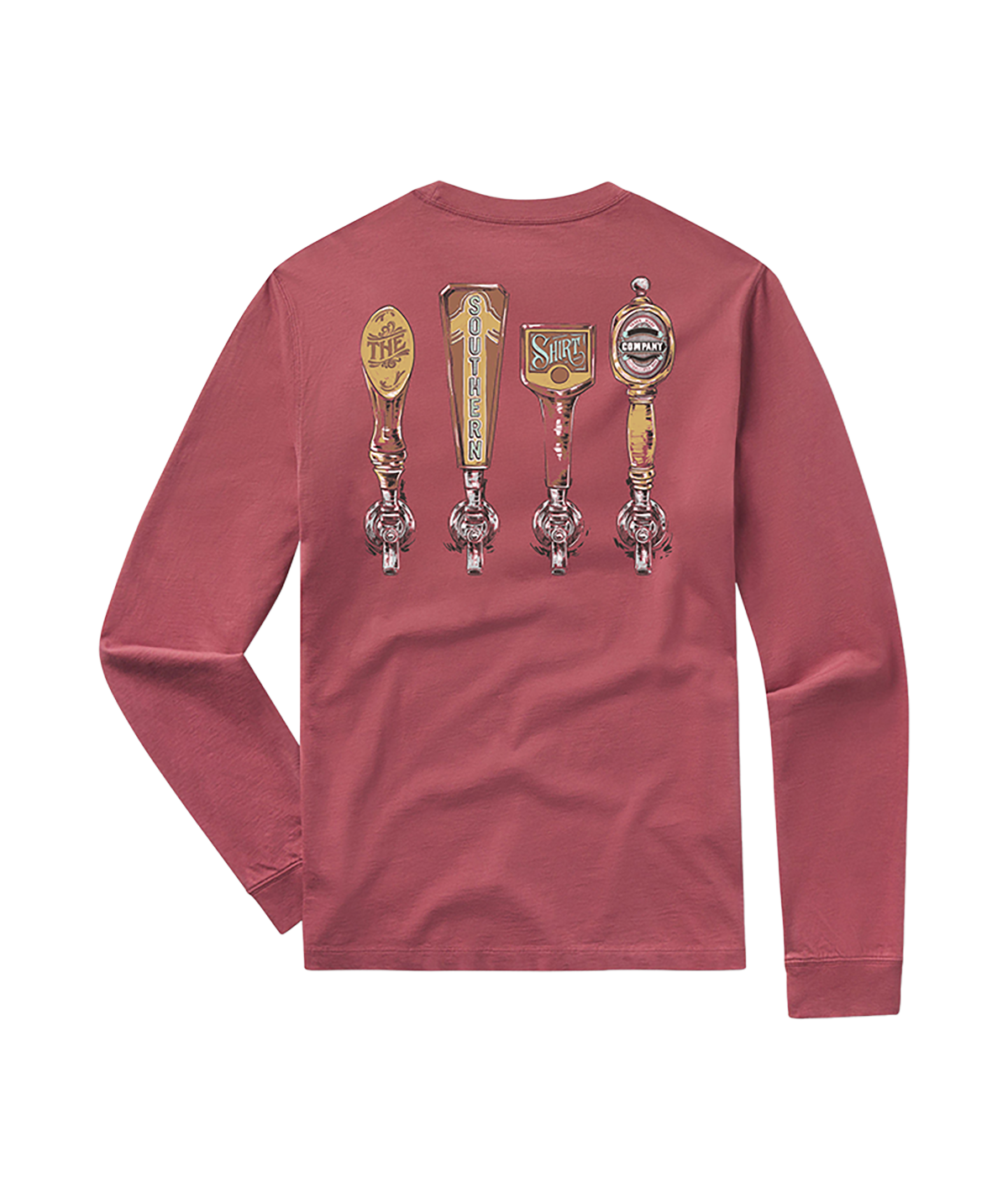 Pour Decisions Tee LS - Red River - Image 1