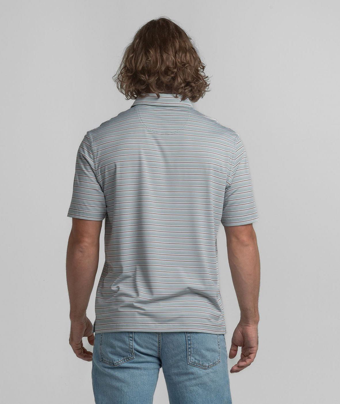 Sawgrass Stripe Polo - Alpine - Image 4