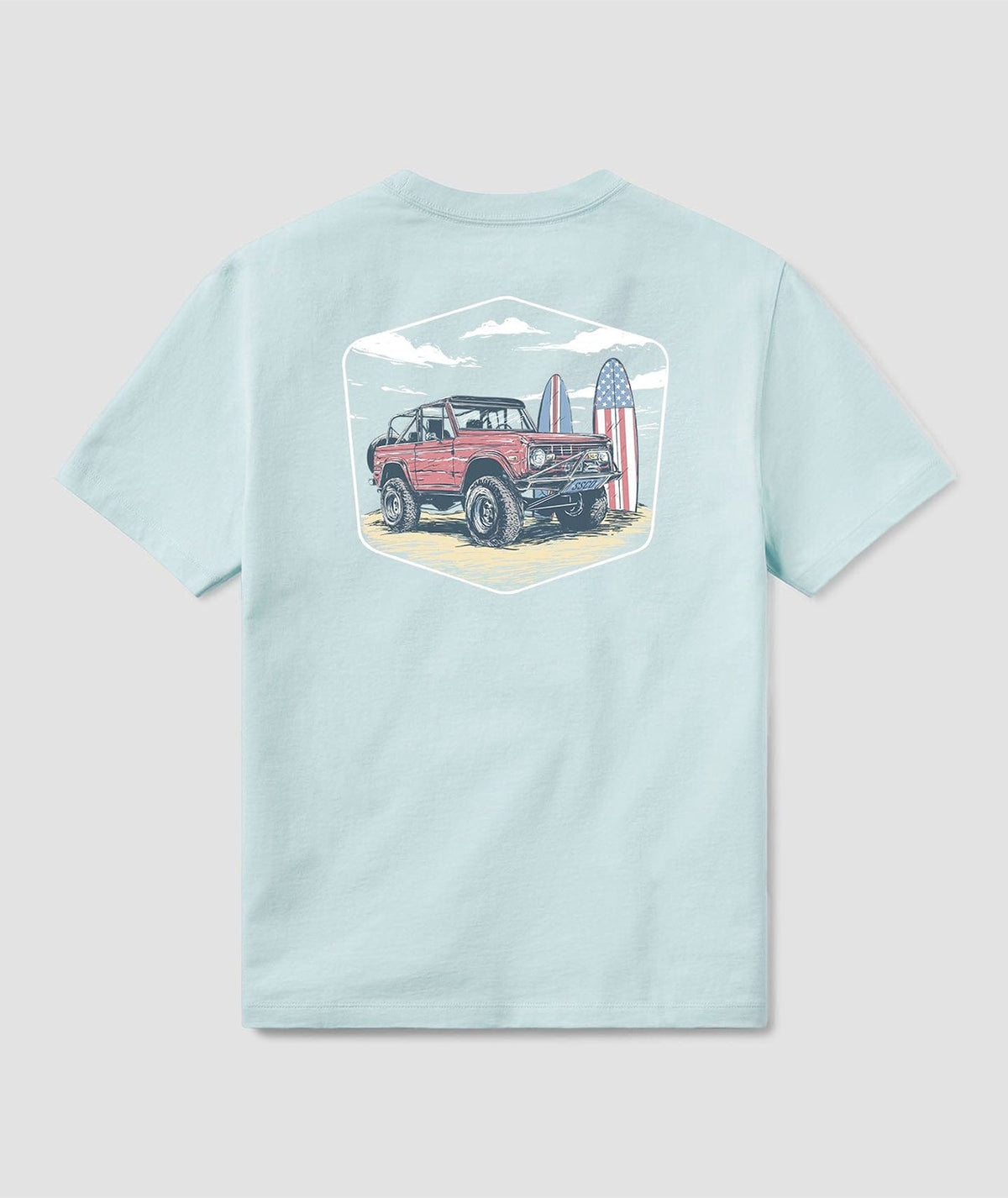 Swell Ride Tee SS - Aquamarine - image 1