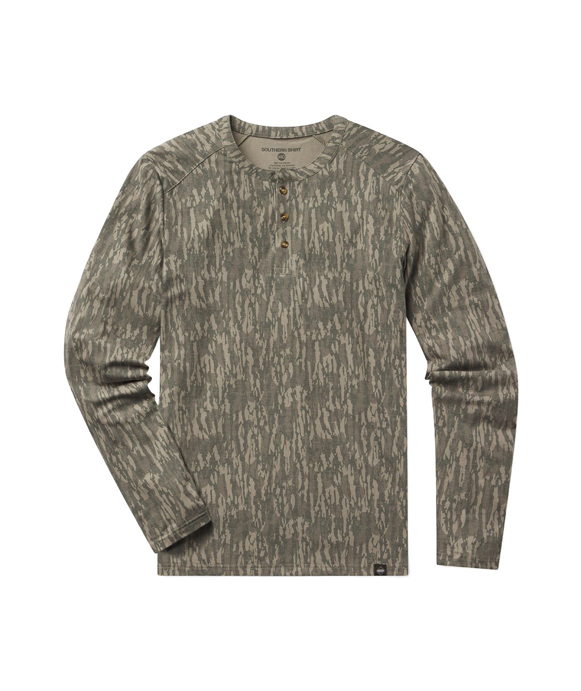 Max Comfort Henley LS - Tree Bark - image 1