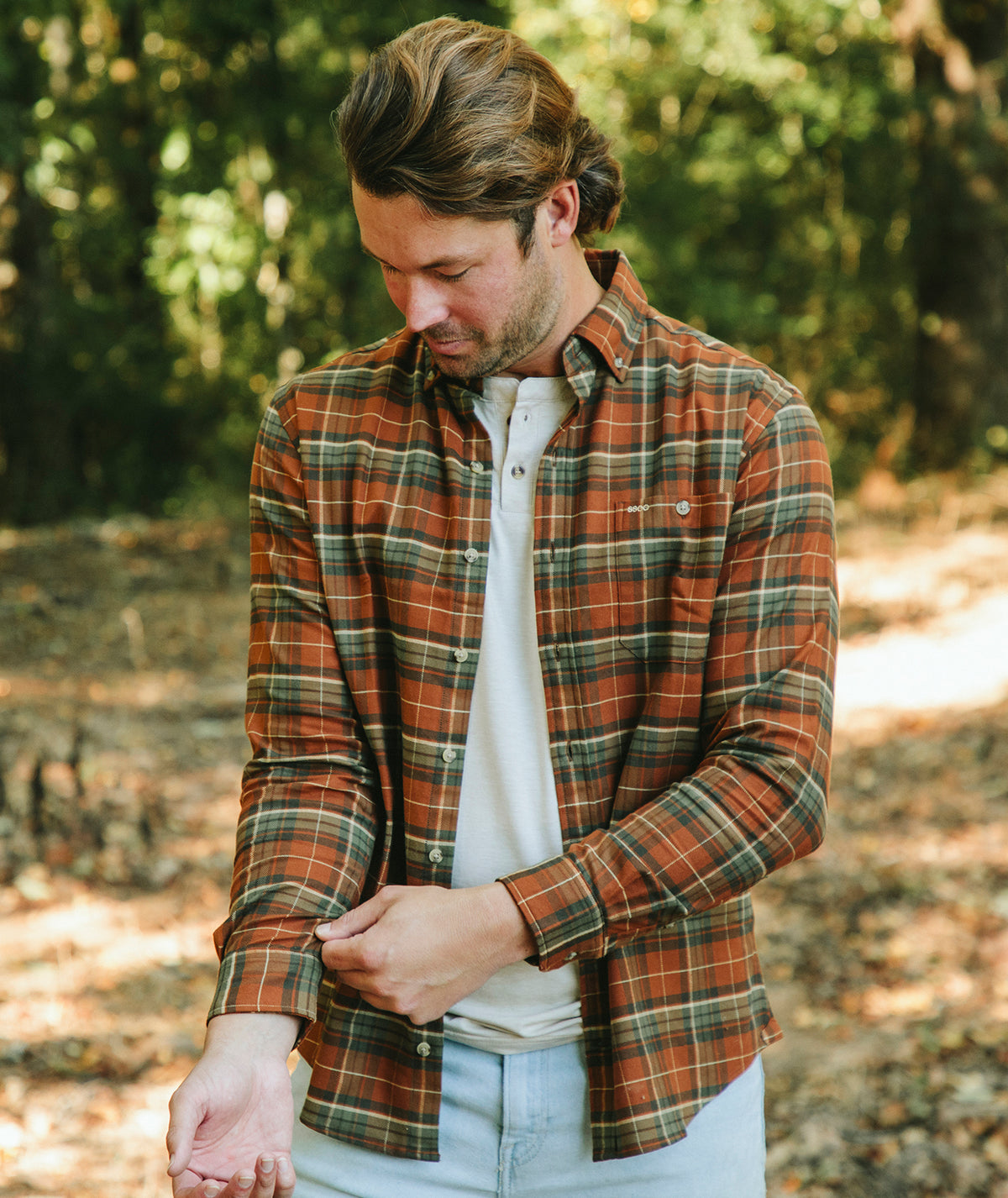 Marksman Stretch Flannel LS - Red Clay - image 4
