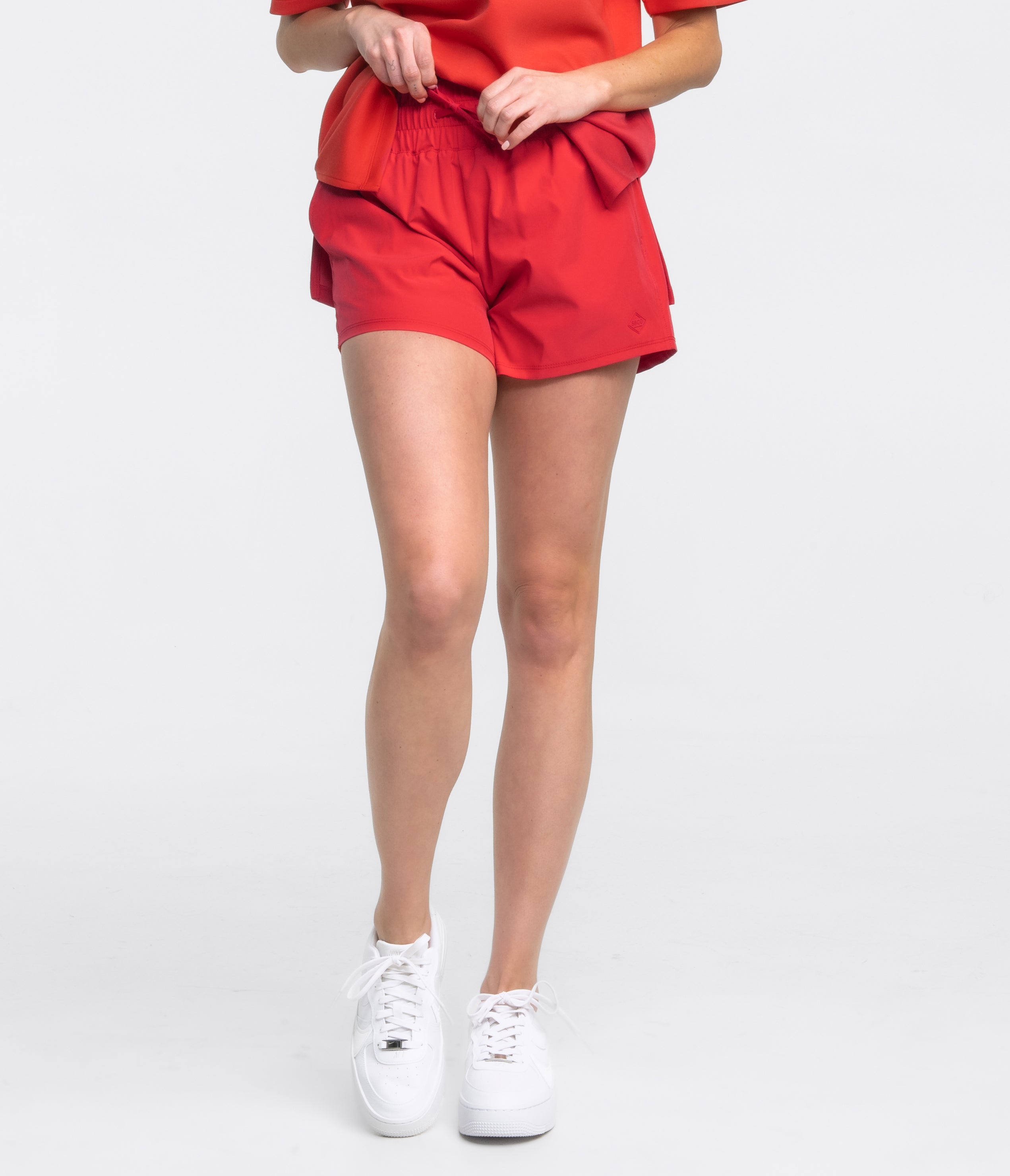 Womens Lined Hybrid Shorts