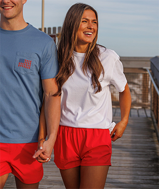 Womens Lined Hybrid Shorts - Rio Red - Image 5