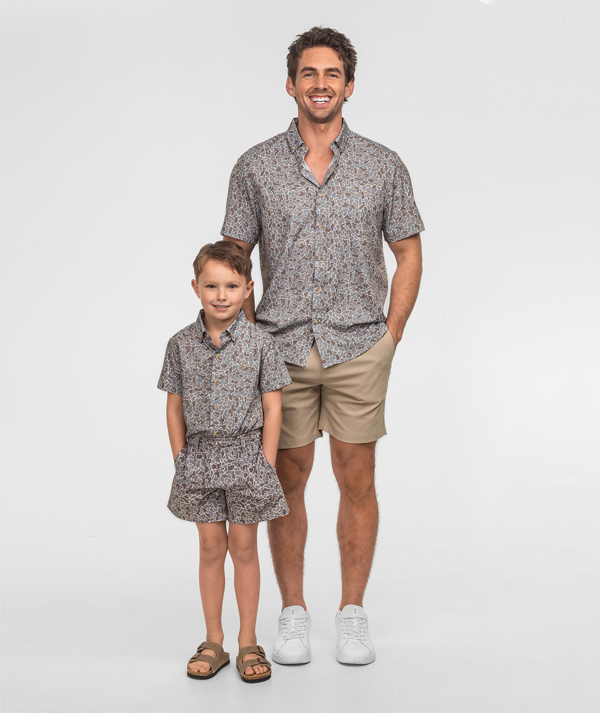 Boys Hunters Hideaway Baja Shirt SS - Ridgeline - Image 2