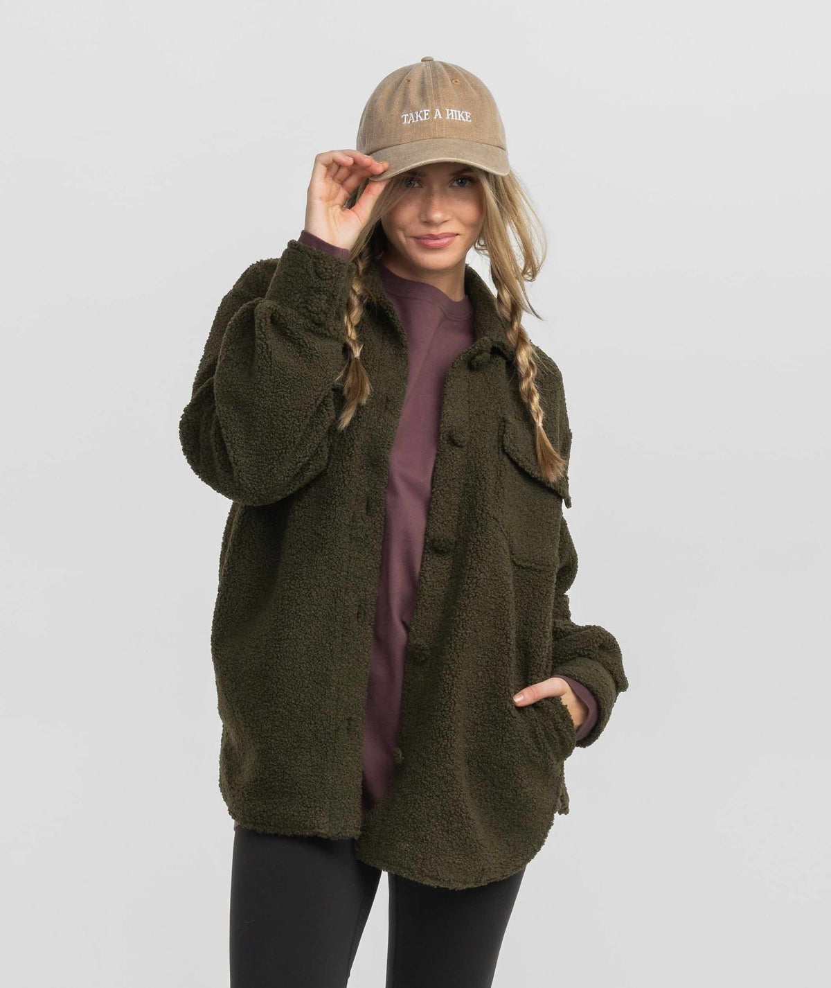 Washed Fitted Cap - Taupe - image 2