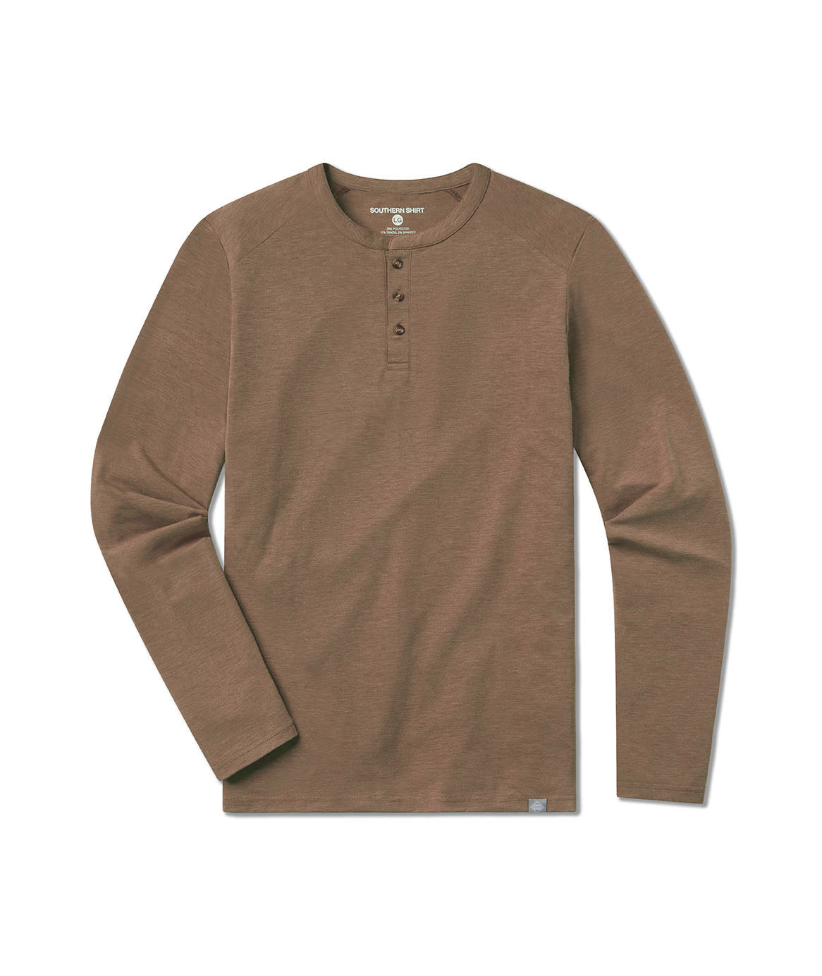 トップス C/CA HENLEY LS T-SHIRT(D.BROWN) Max Comfort Henley LS - Natural – SSCO