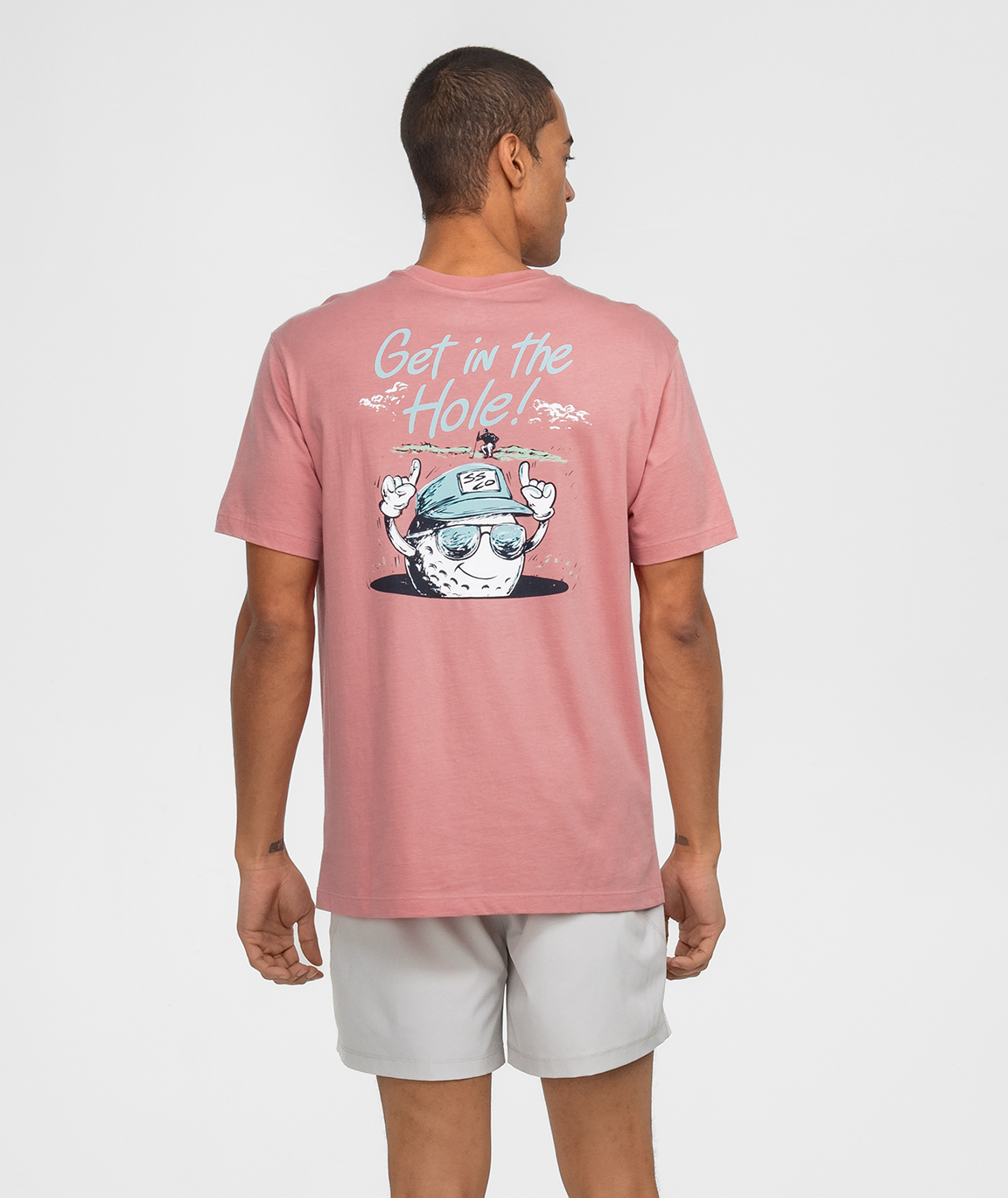 Get in the Hole Tee SS - Mauveglow - Image 3