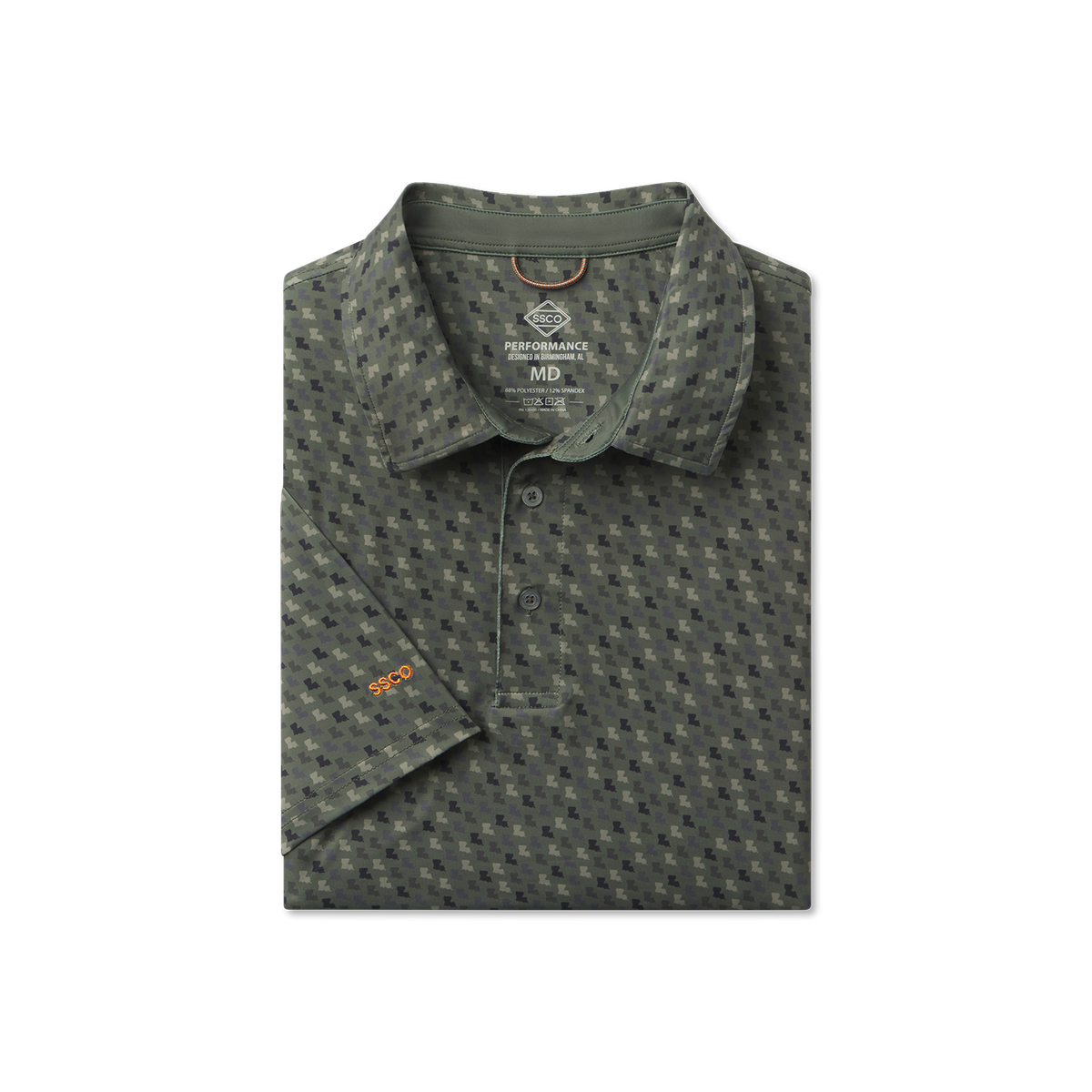 Southern Sportsman Printed Polo - Bayou Pine - image 1
