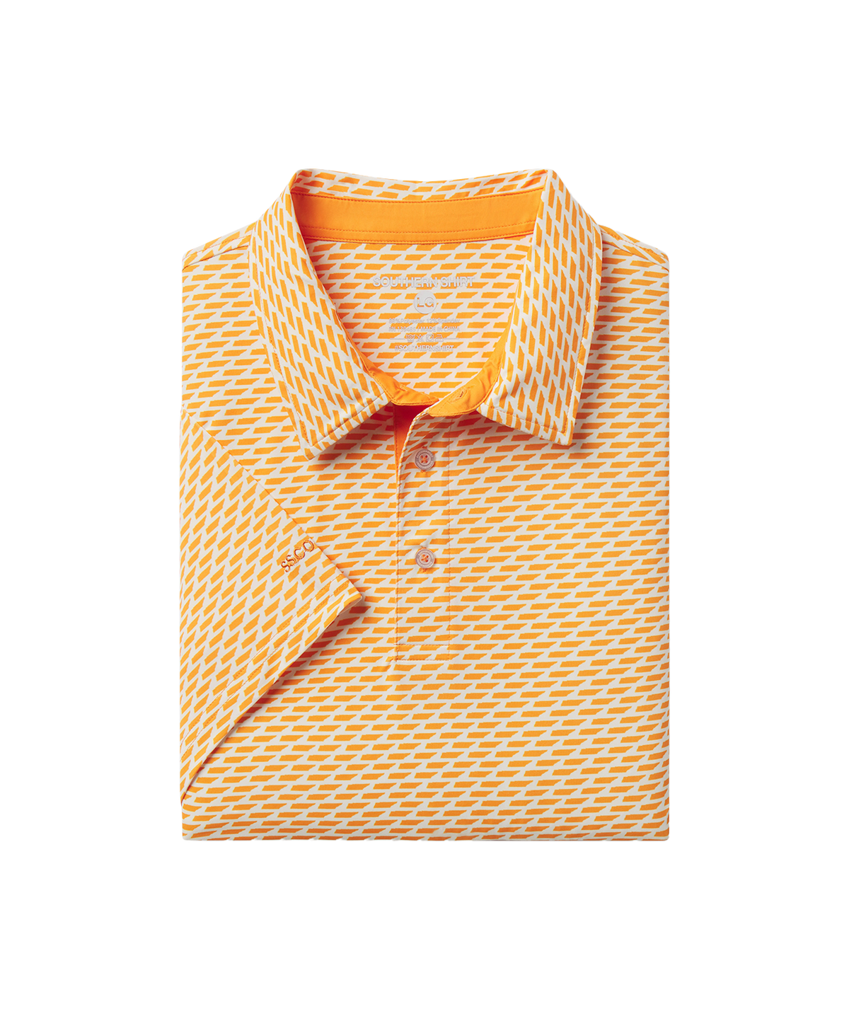 Orange Out Printed Polo - Orange Out - image 1