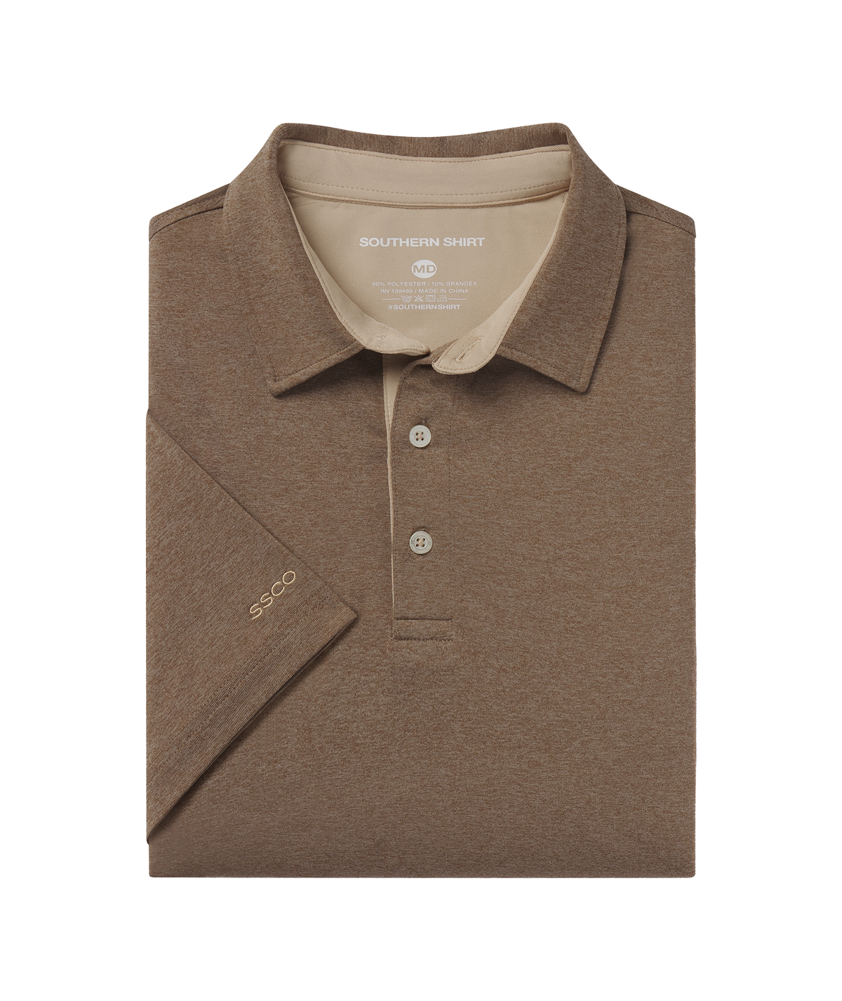 Grayton Heather Polo - Java - Image 1