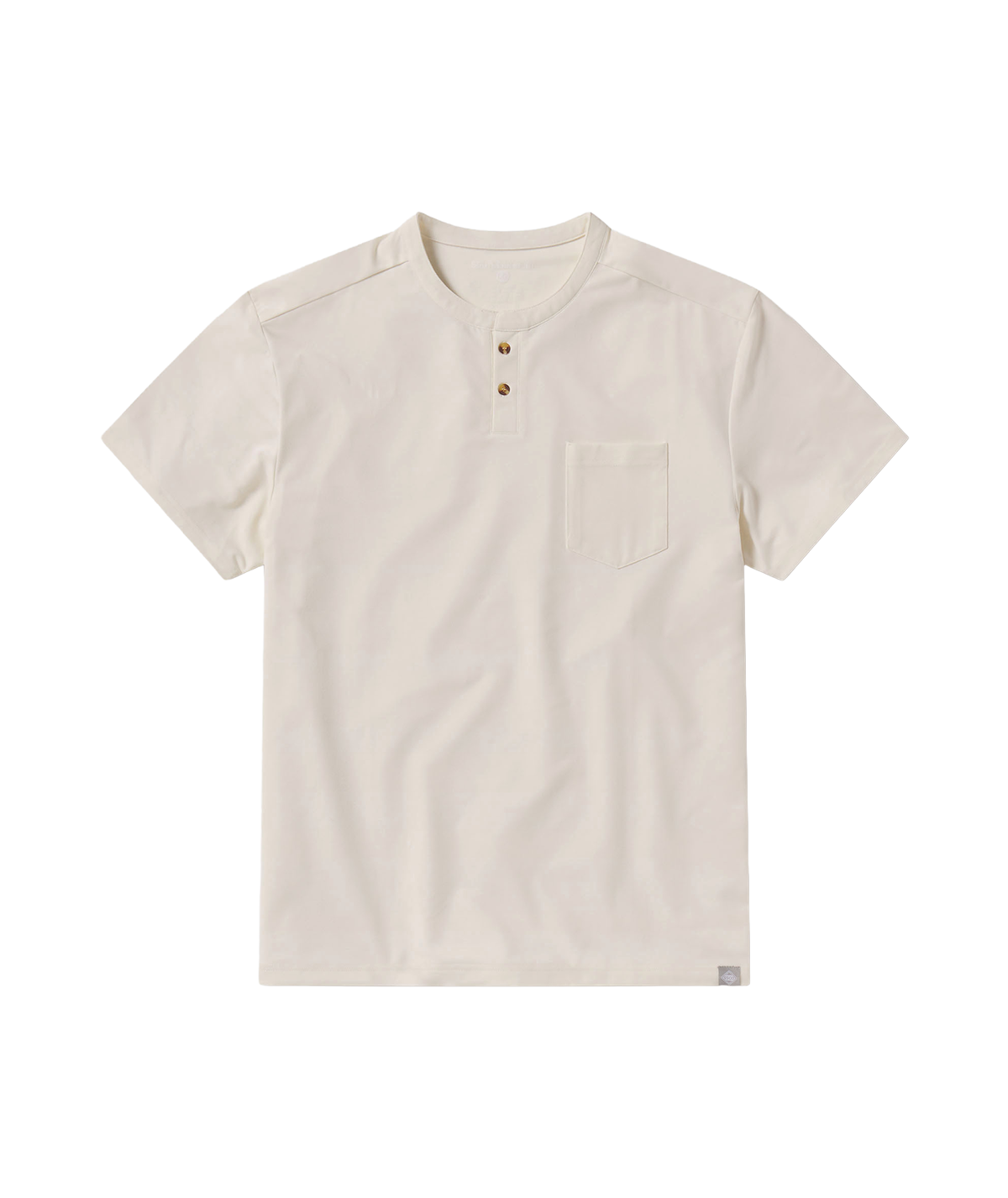 Max Comfort Henley SS - Off White - Image 1