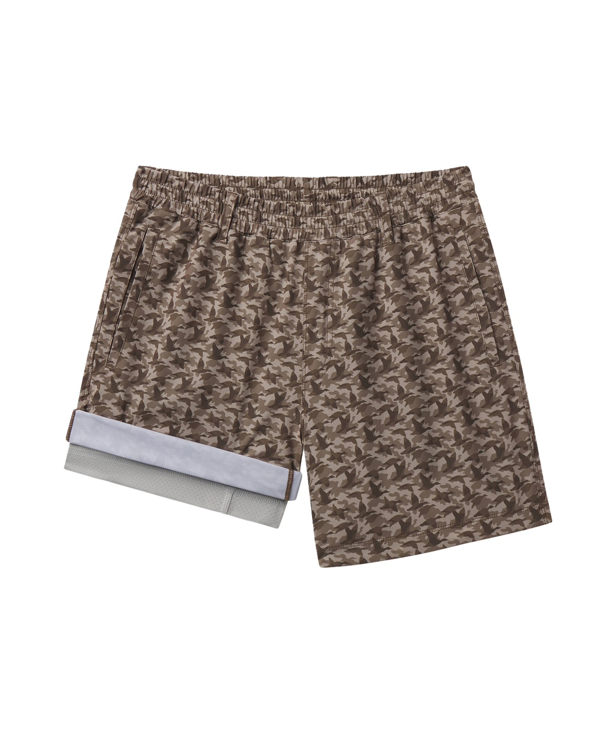 Everyday Hybrid Shorts - Mallard Mirage - image 1
