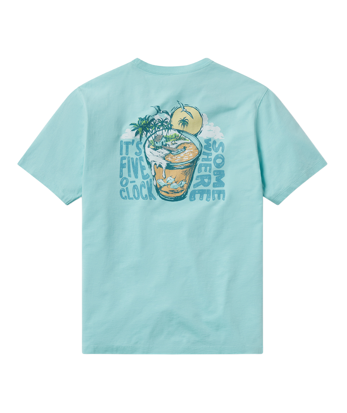 Beach Draft Tee SS - Summer Snow - Image 1