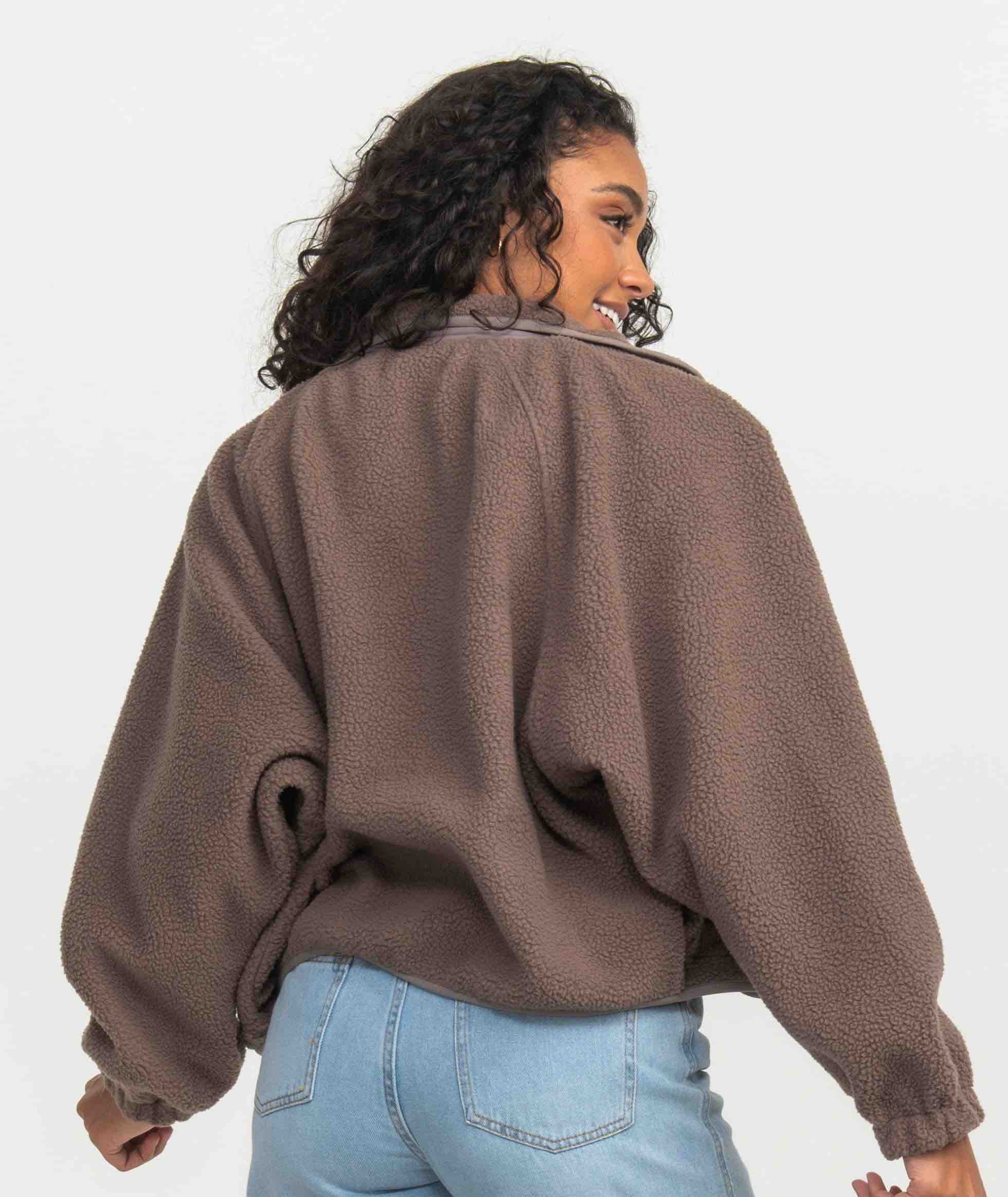 Retro Snap Fleece Jacket