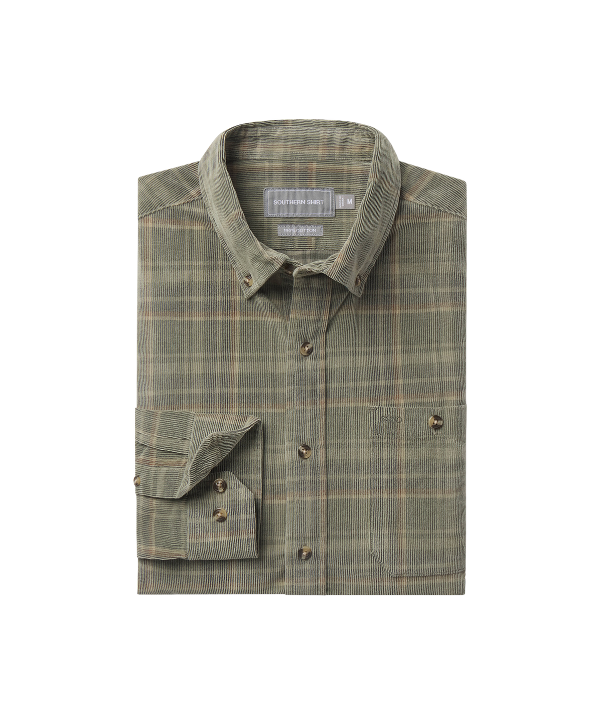 Braxton Lightweight Cord Flannel - Timberline - image 1