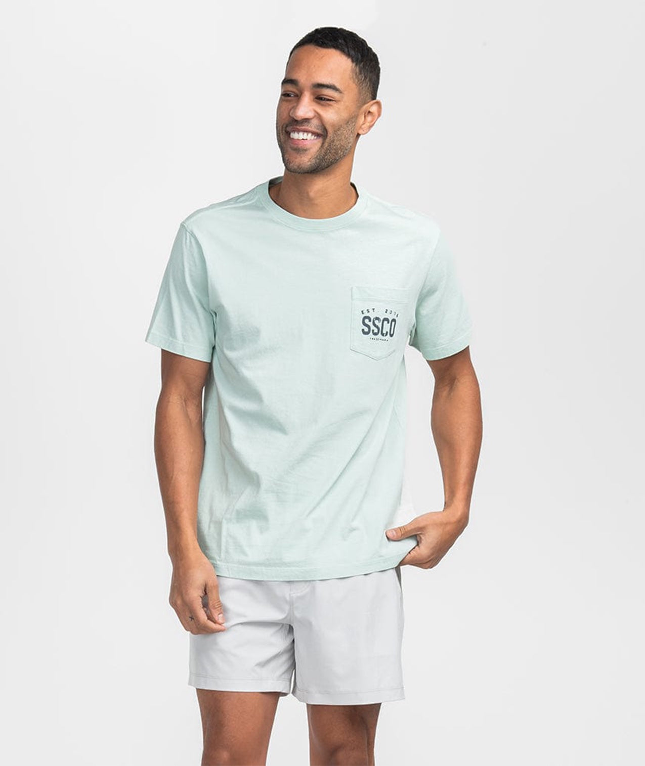 Crawfish Boil Tee SS - Cool Mint - Image 2