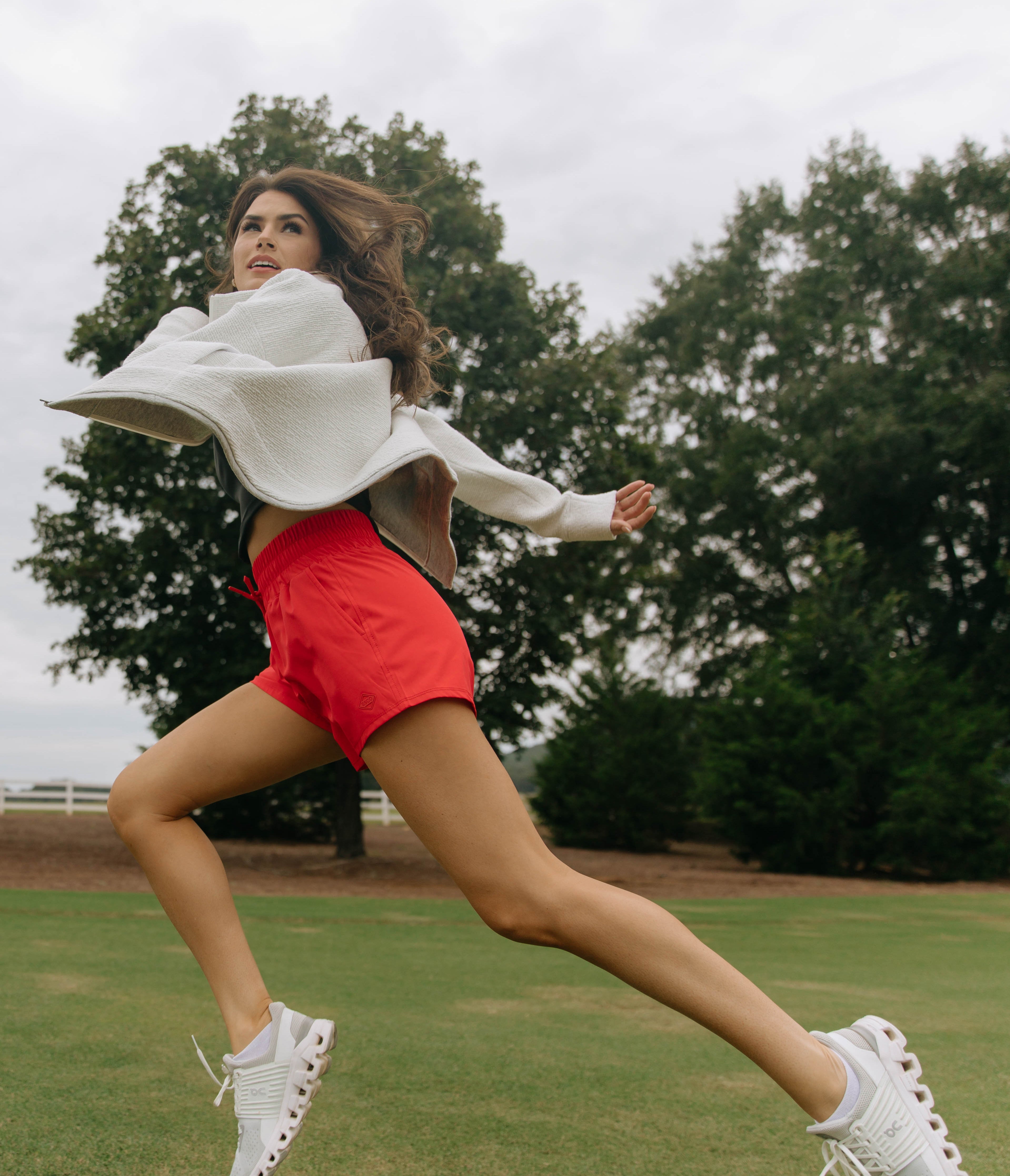 Womens Lined Hybrid Shorts