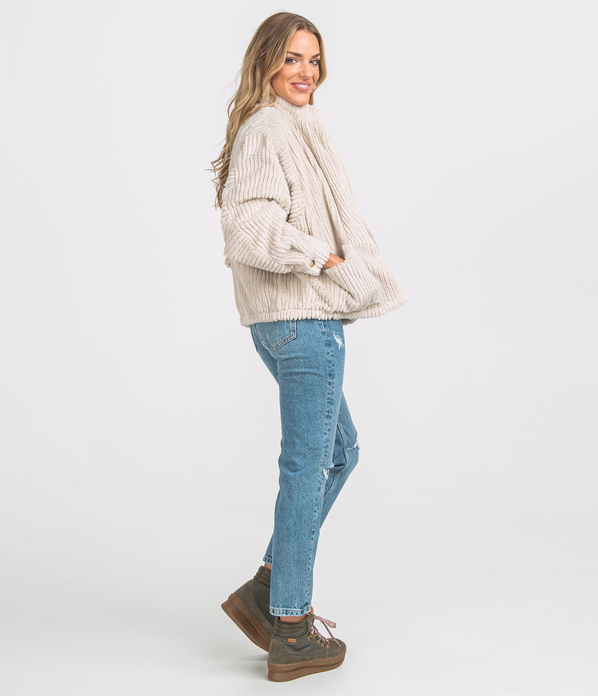 Peyton Sherpa Pile Jacket