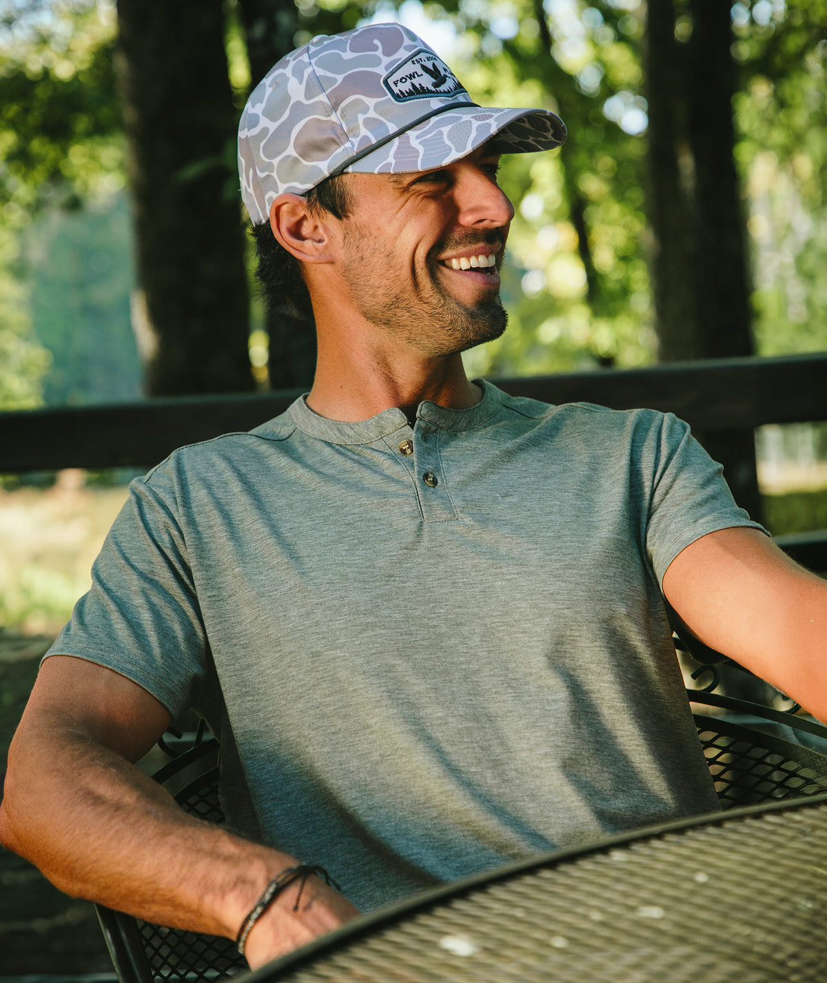 Max Comfort Henley SS - Spanish Moss - image 4