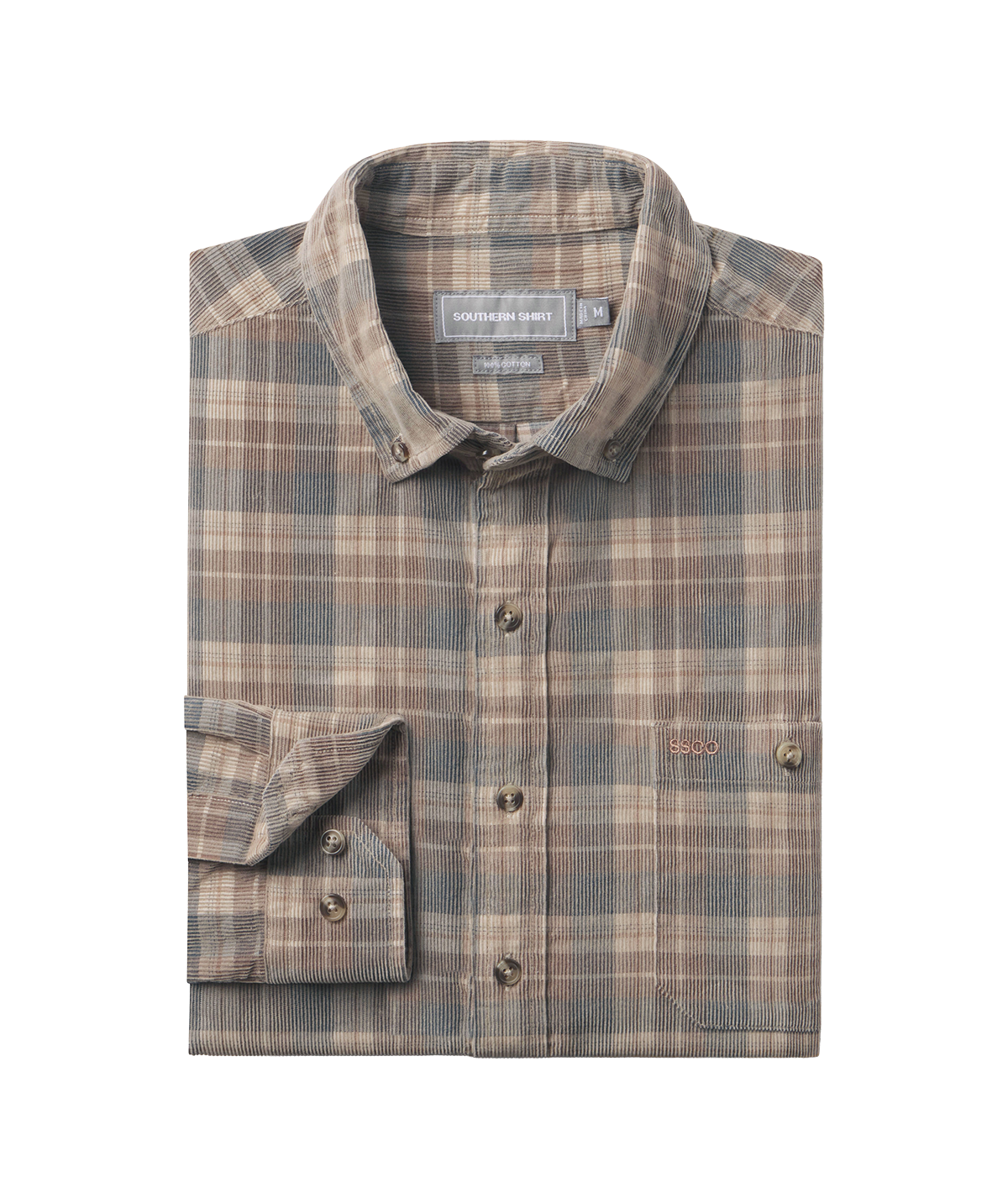 Braxton Lightweight Cord Flannel - Boulder - Image 1