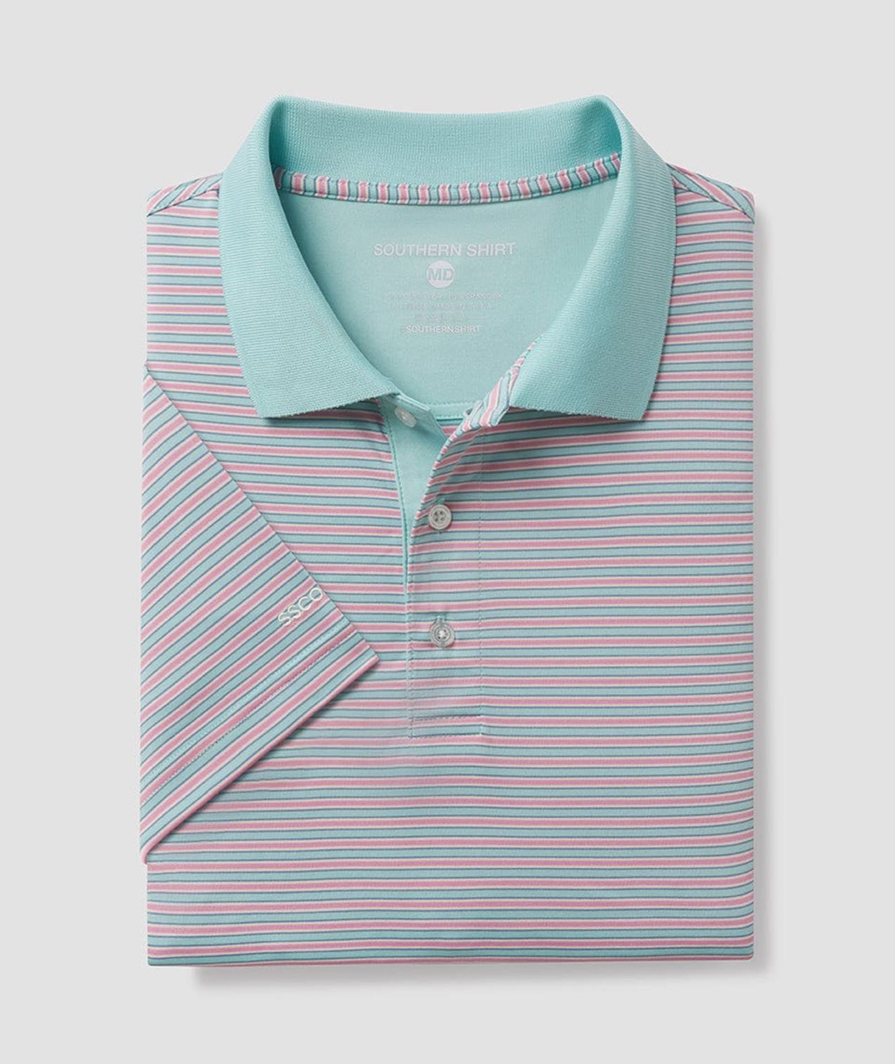Starboard Stripe Polo - Tropical Paradise - Image 1