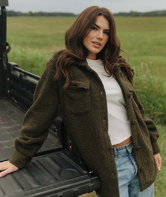 Warm and Fuzzy Shirt Jacket