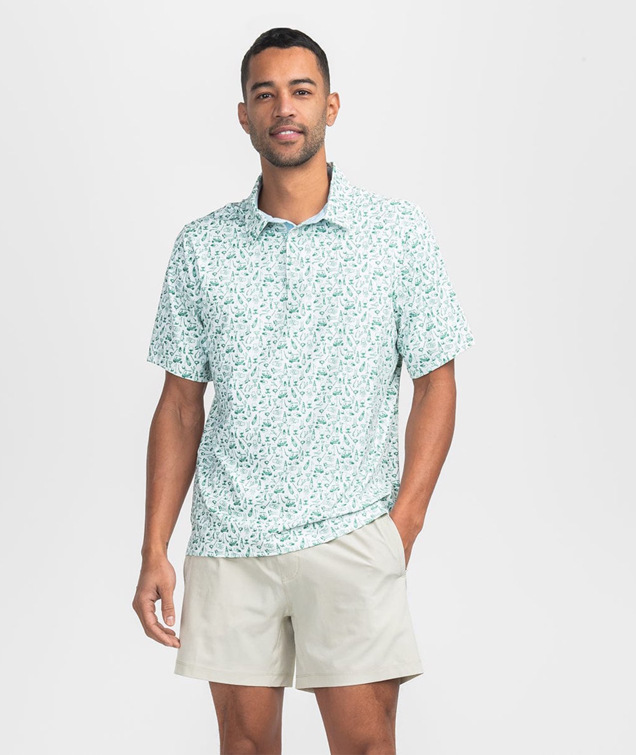 Tapped In Printed Polo - Tapped In - Image 2