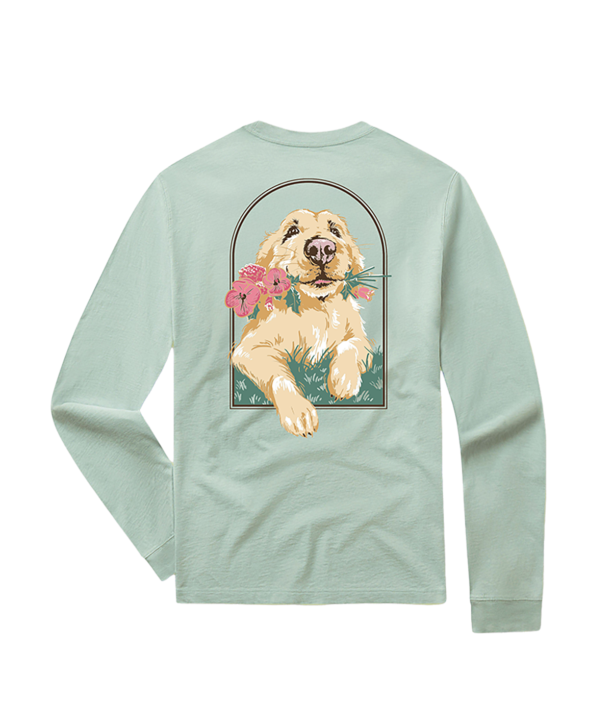 Youth Floral Fetch Tee LS