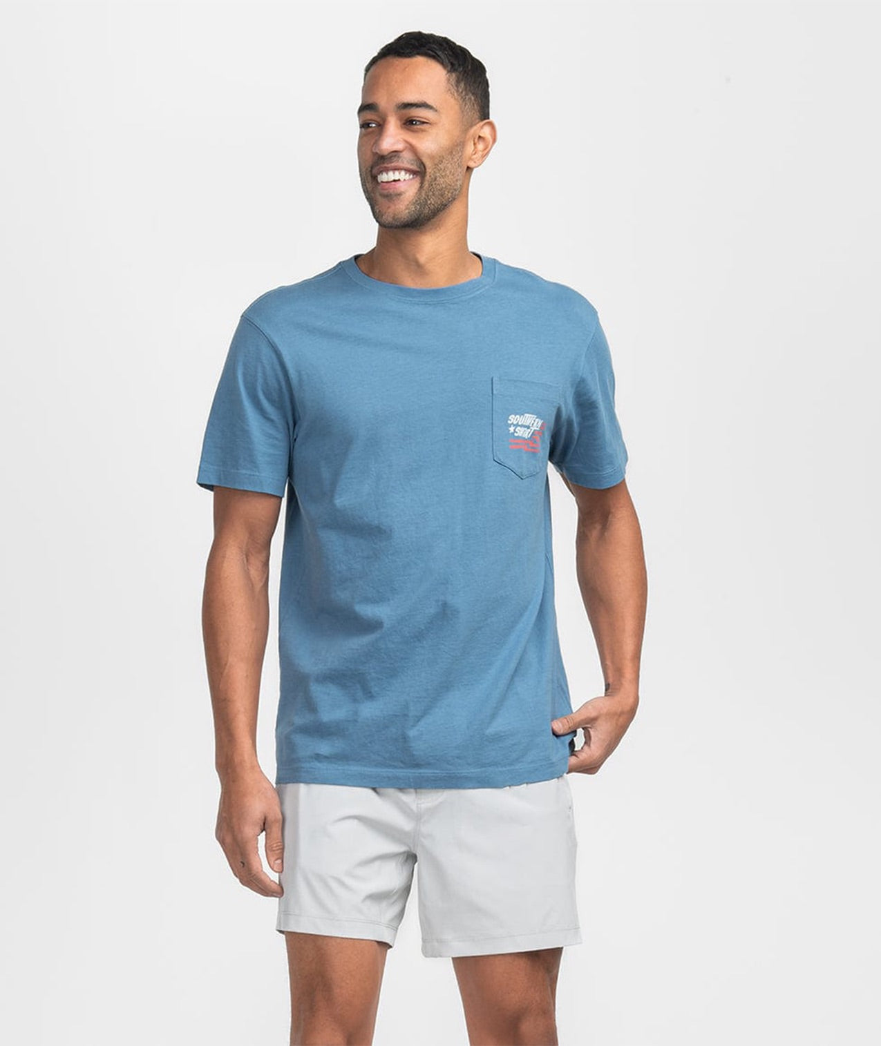 USA Pong Tee SS - Nautical Blue - Image 2