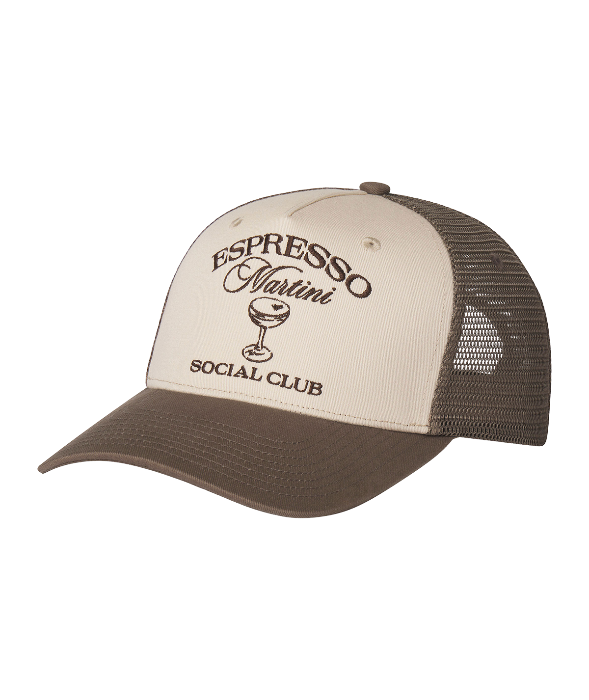 Two Tone Trucker Hat - Hazelnut - Image 1