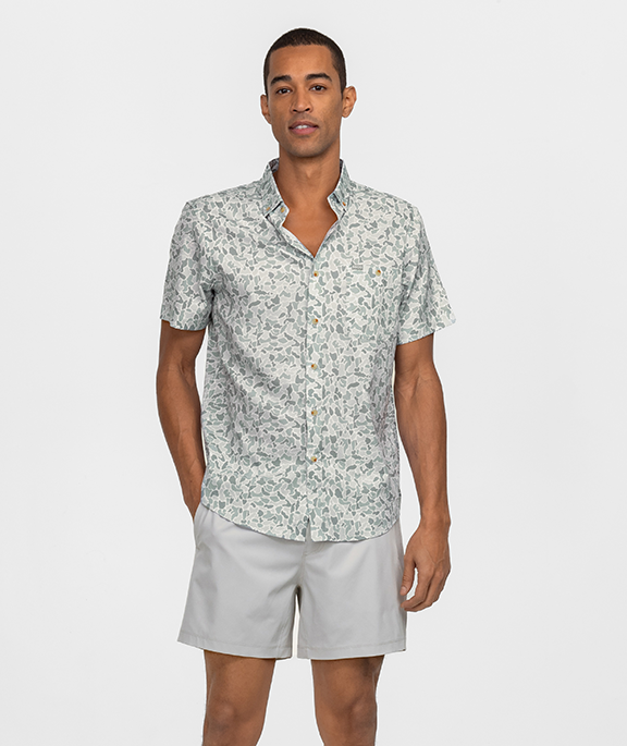 Hooked On Camo Baja Shirt SS