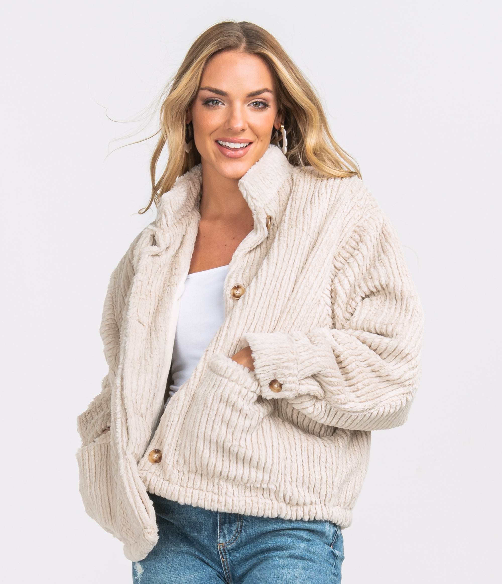 Peyton Sherpa Pile Jacket
