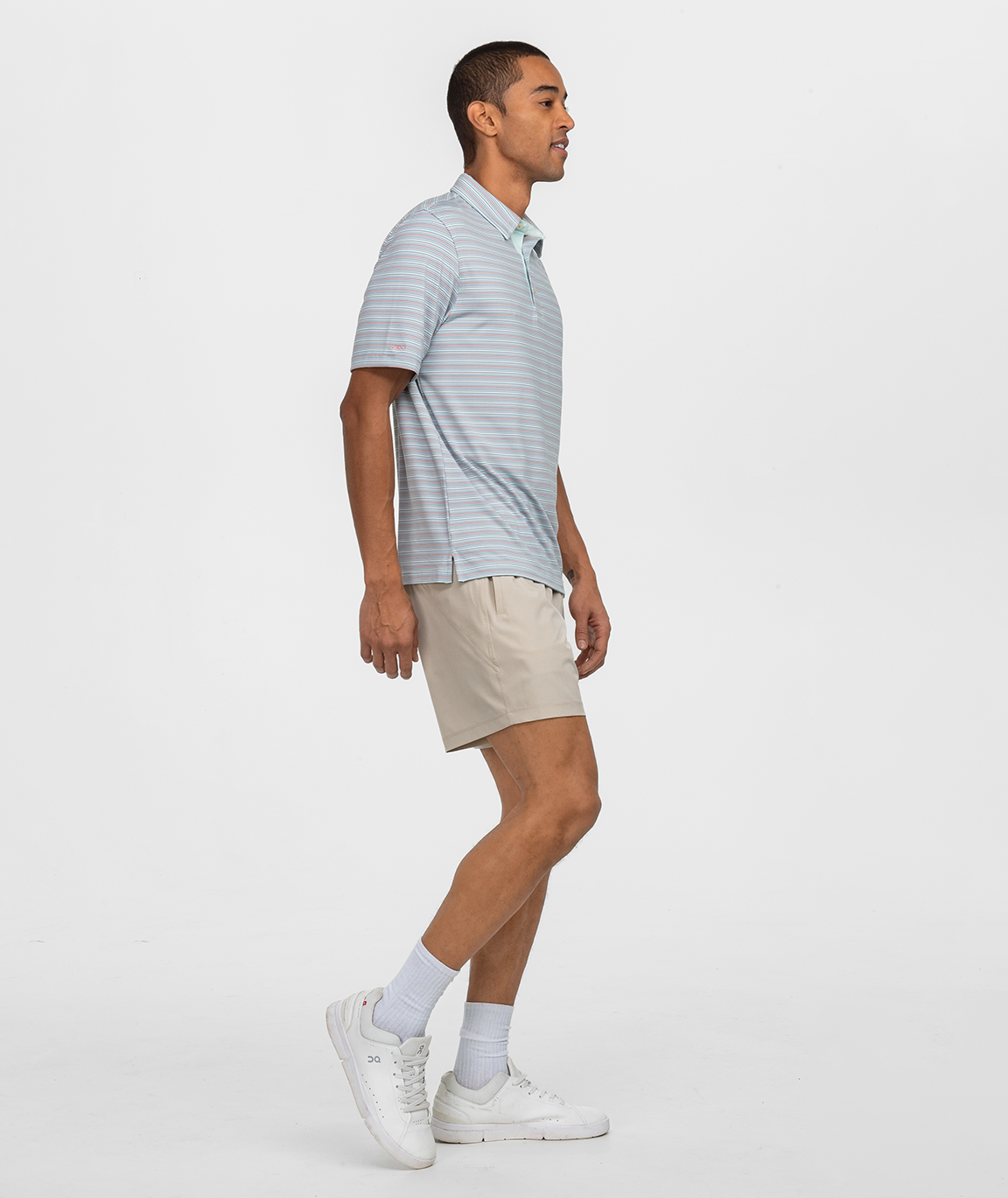 Sawgrass Stripe Polo - Blue Dream - Image 3