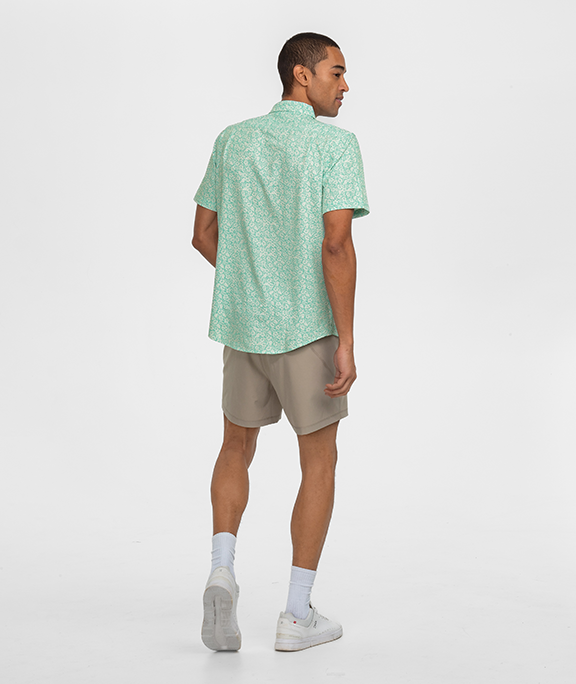 Surfside Seersucker Baja Shirt SS