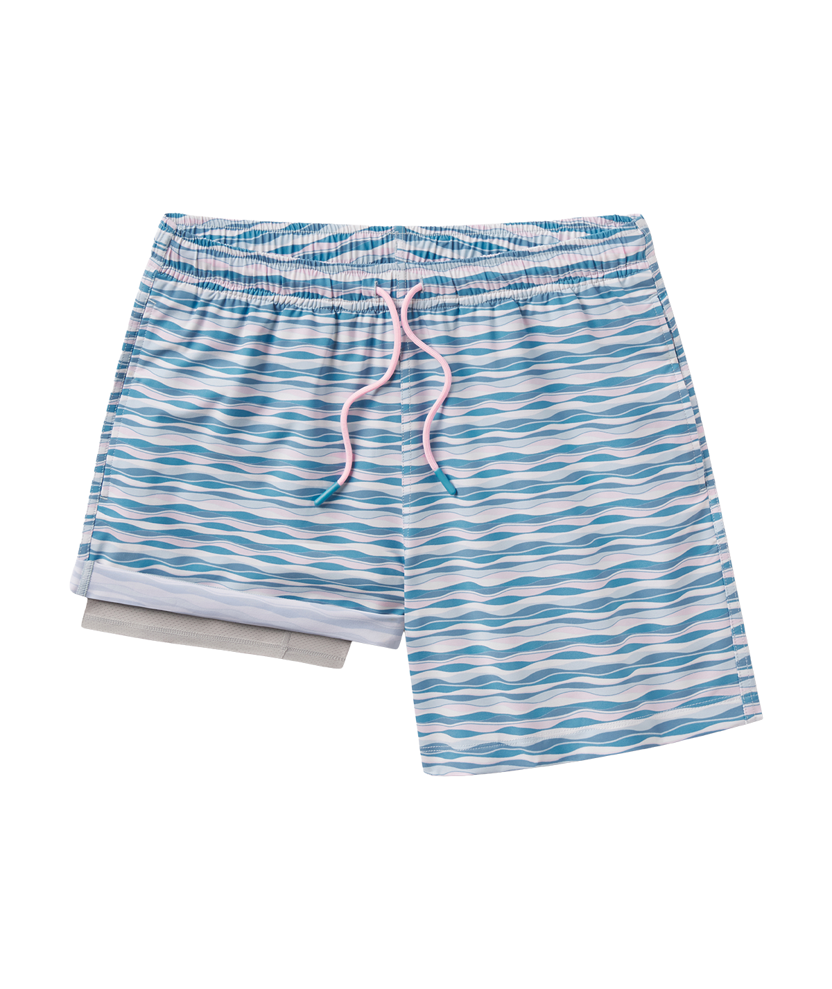 Wave Runner Swim Shorts - Tidepool Blush - Image 1