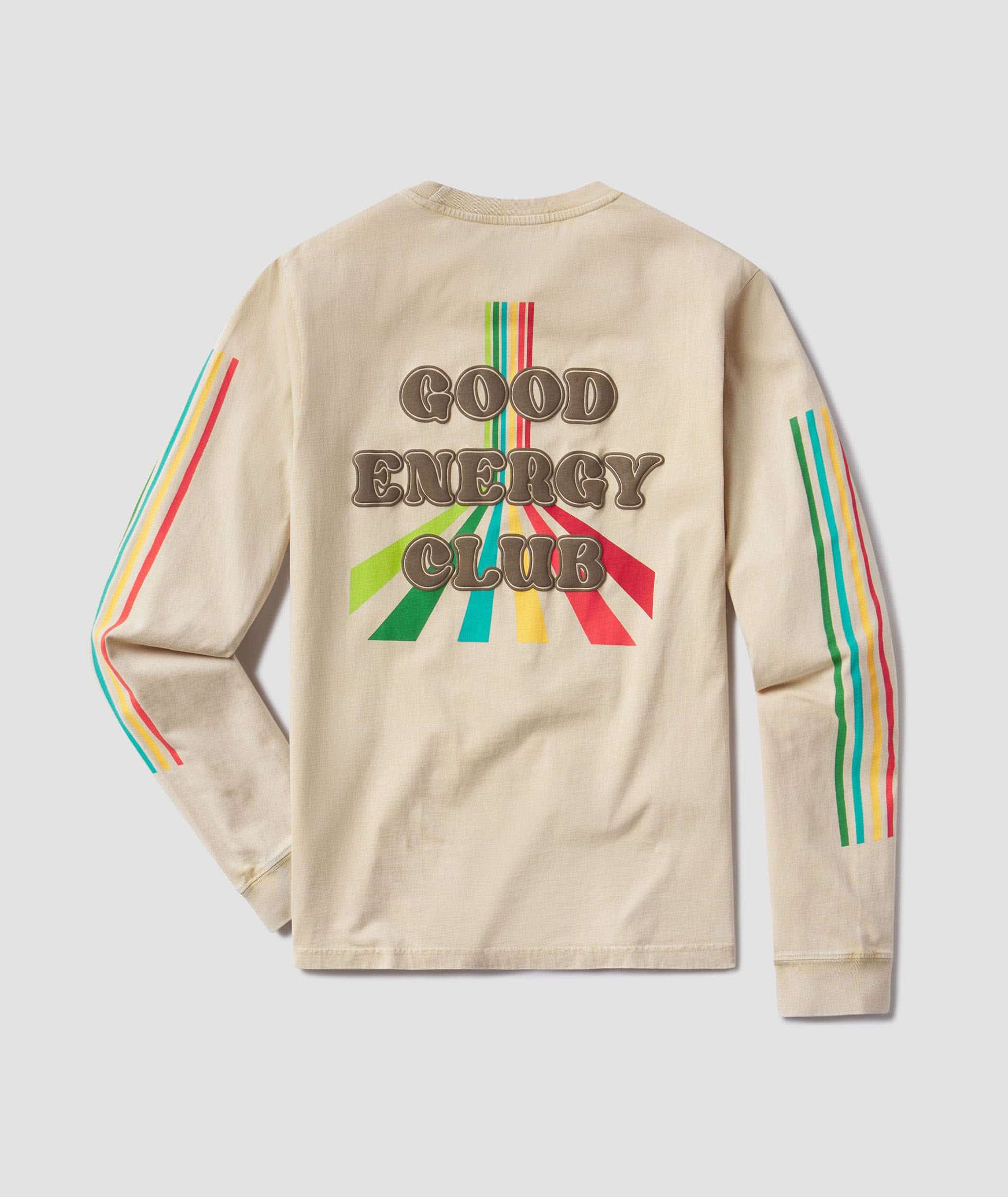 Positive Thoughts Puff Print Tee LS