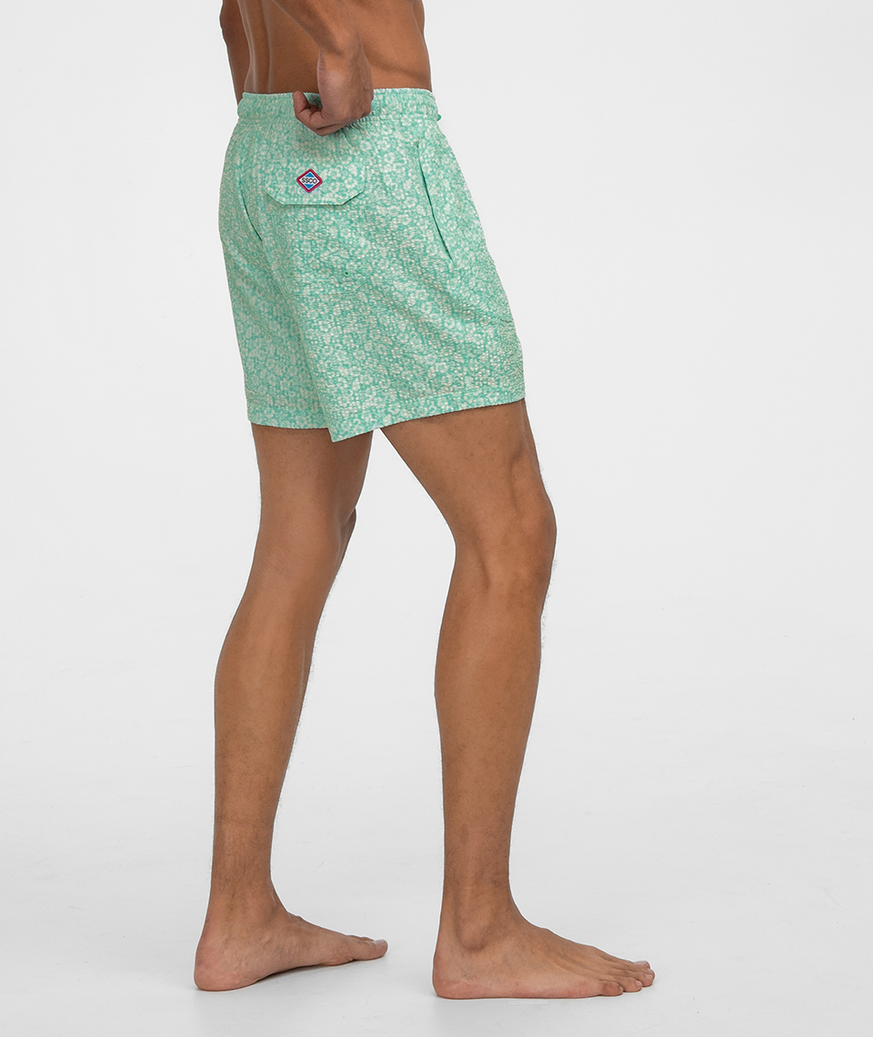 Surfside Seersucker Swim Shorts