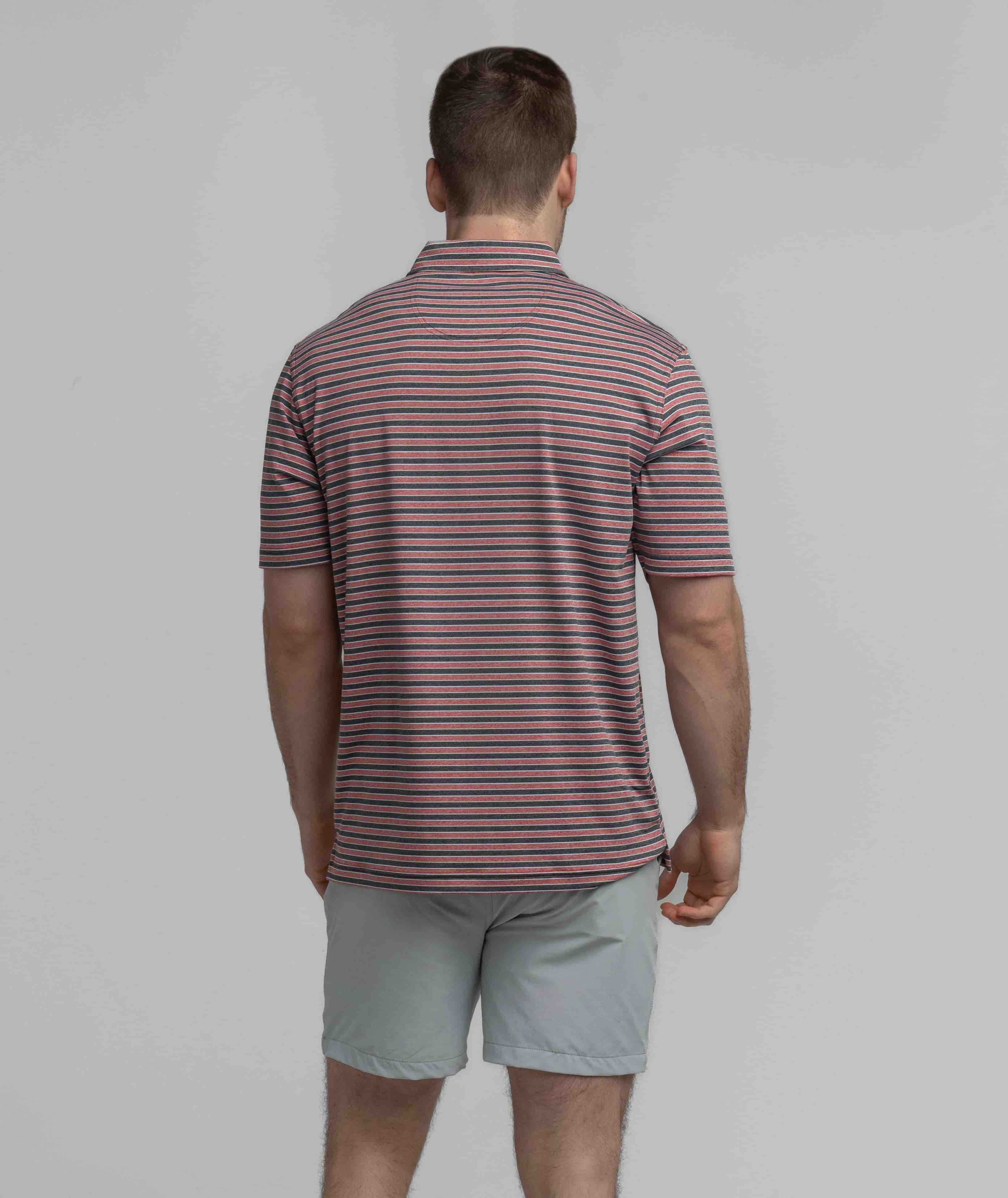 Cahaba Heather Stripe Polo