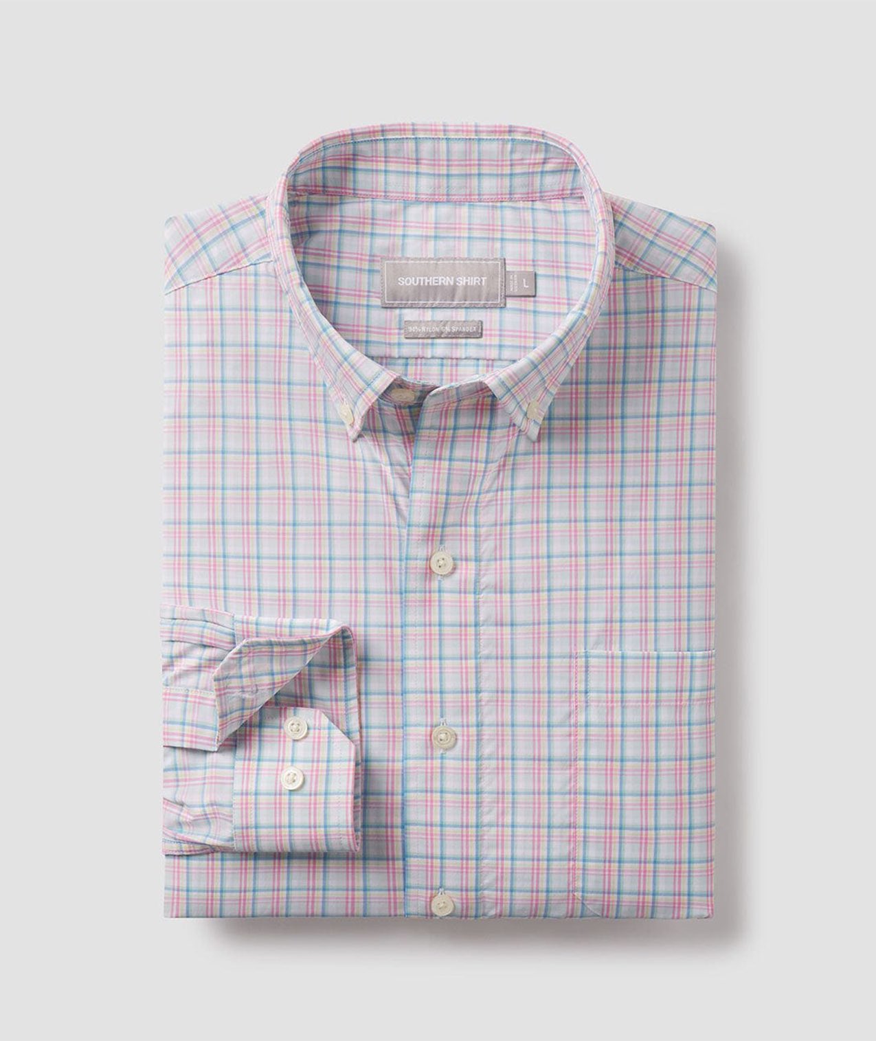 Magnolia Plaid LS - Pacific Cooler - Image 1