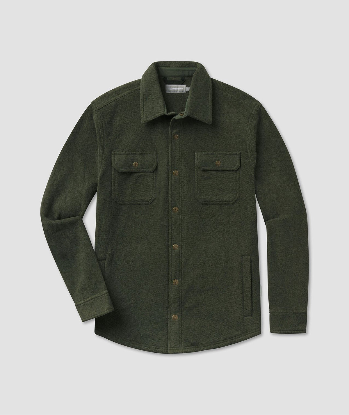 Stretch Twill Shacket - Upland Olive - image 1