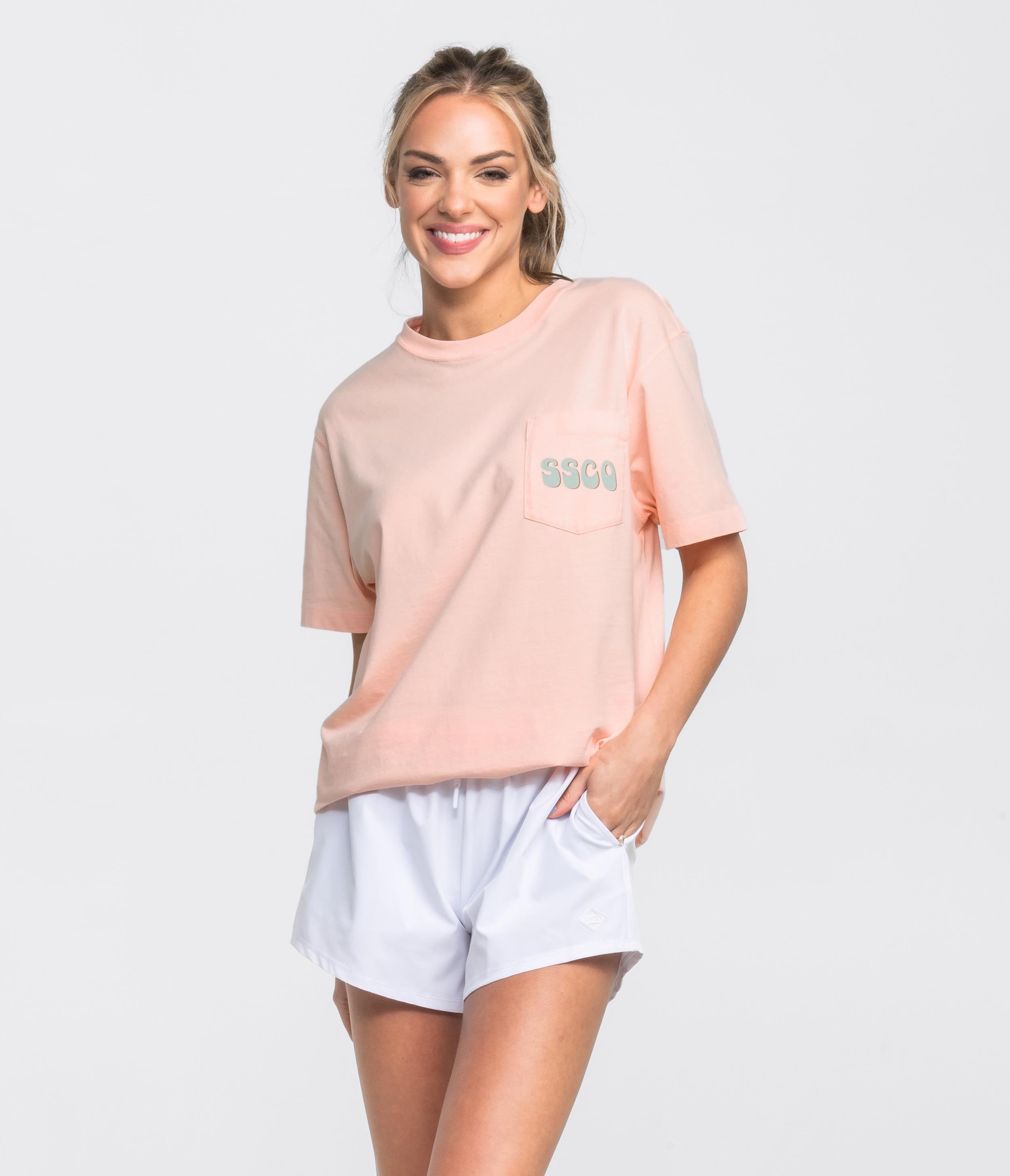 SSCO Swirl Tee SS - Peach Melba - Image 2