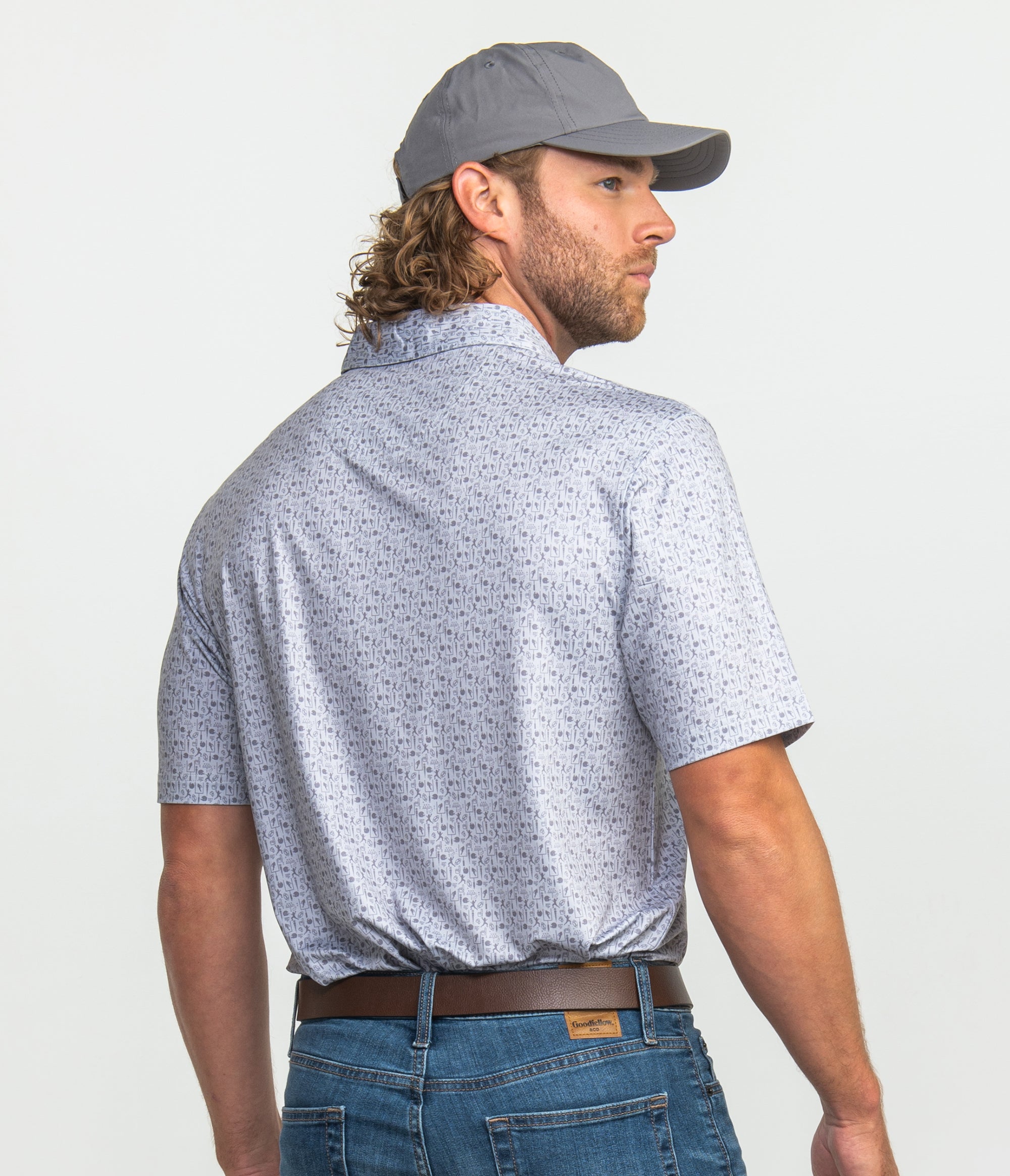 Game Time Printed Polo - Game Time - Image 2