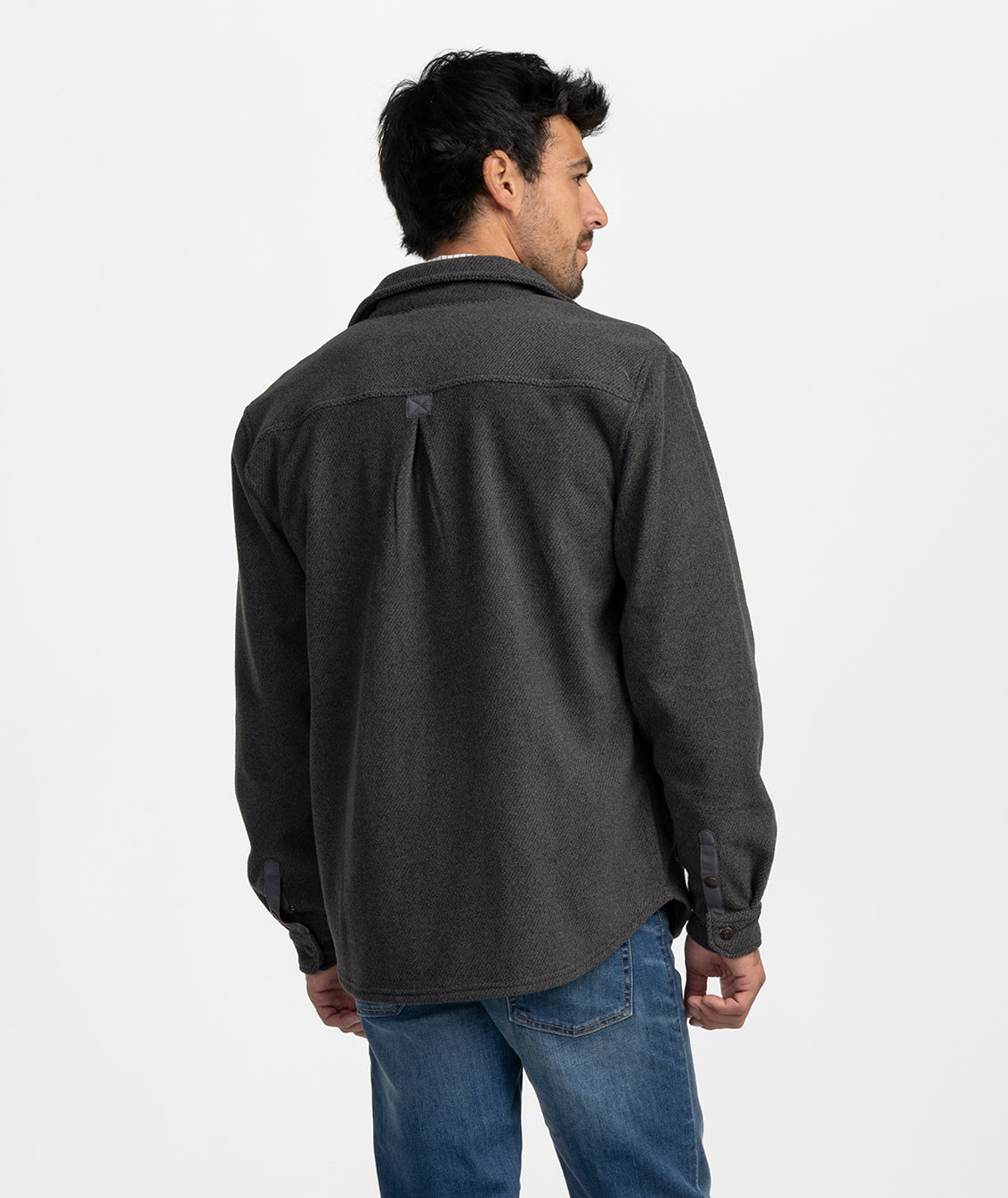 Brushline Fleece Shacket - Cast Iron - image 3