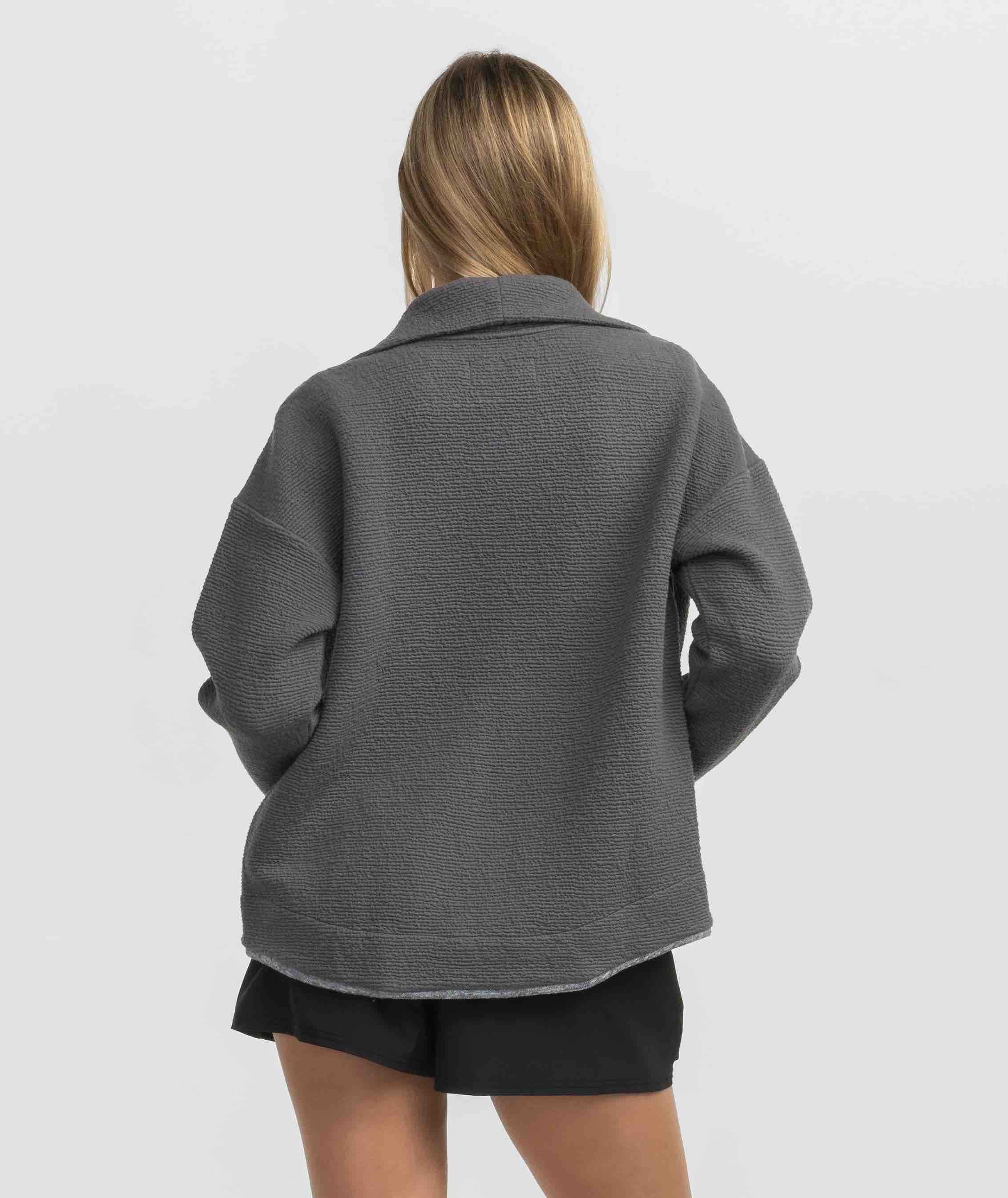 Textured Performance Jacket - Volcanic Ash - Image 3