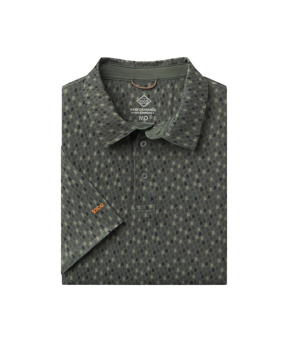 Southern Sportsman Printed Polo - Talladega Pine - image 1