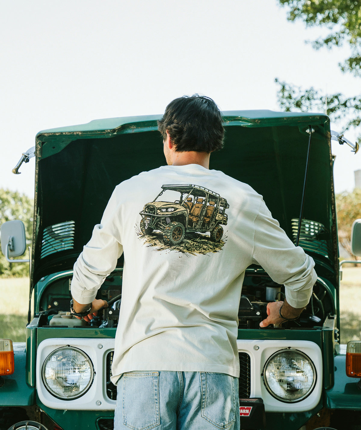 Rack Runner Tee LS - Pelican - image 1