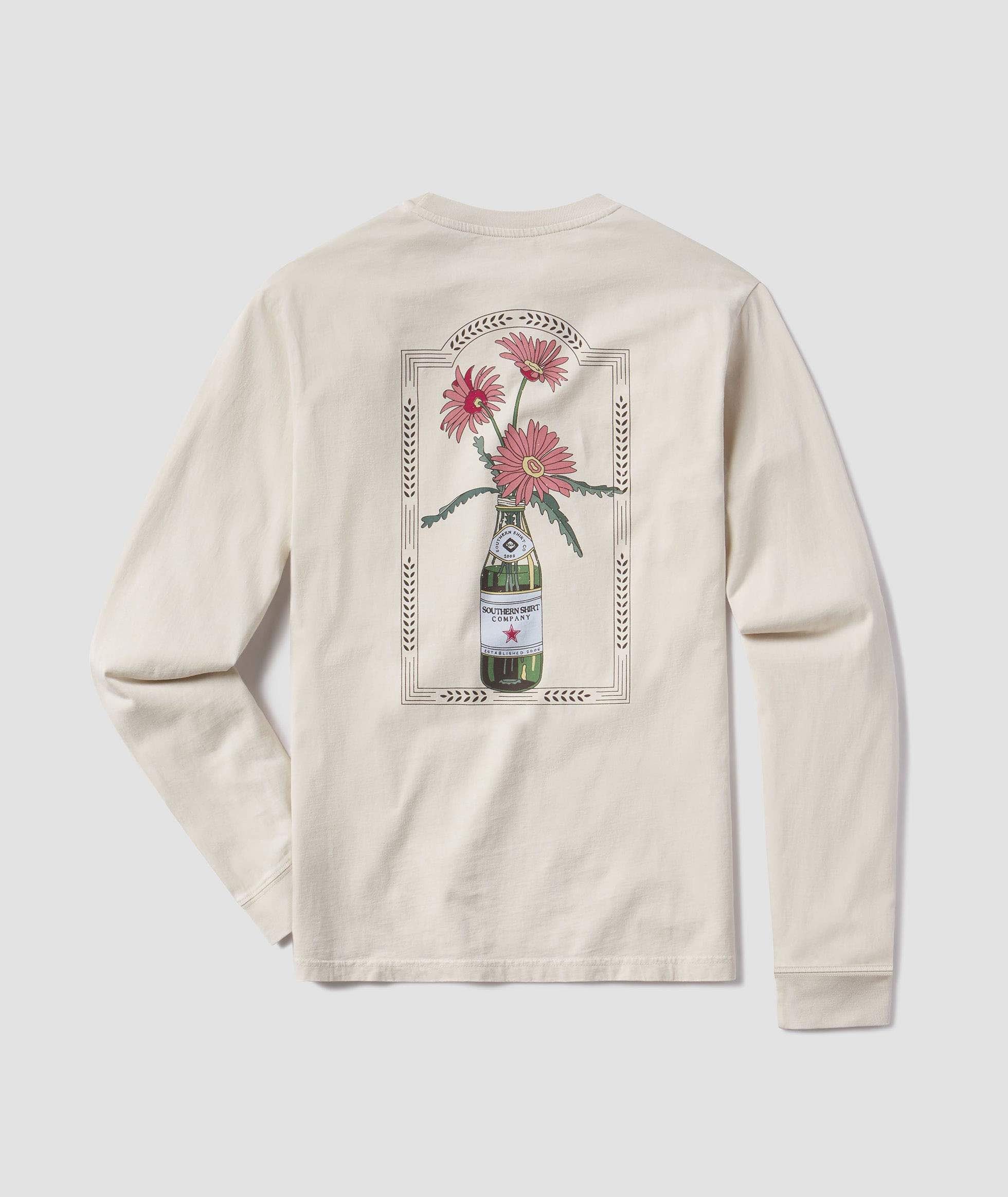 Southern Spritz Tee LS - Linen - Image 1